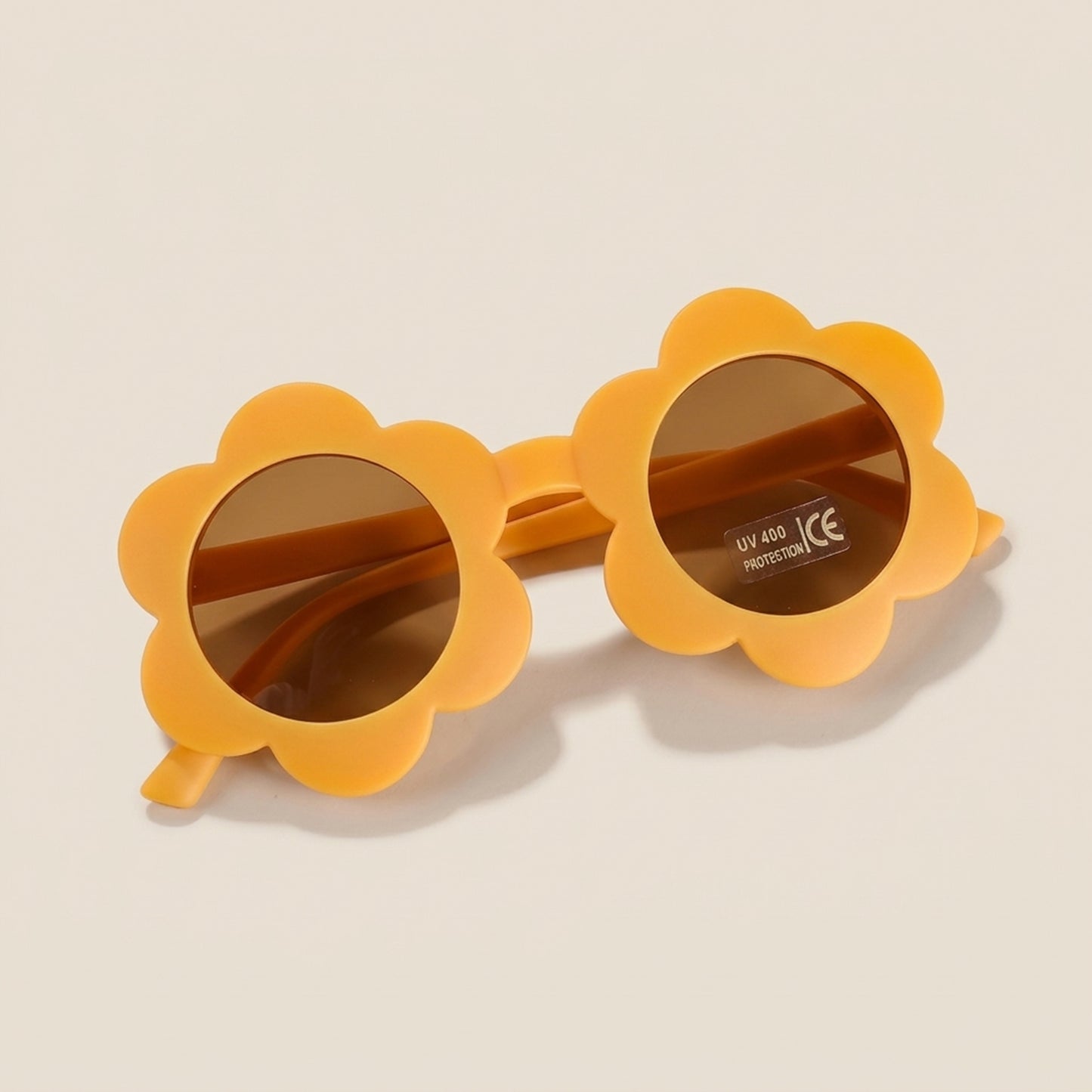 Flower Shape Baby Sunglasses - UV400 Protective Round Sun Glasses - Cute Outdoor Eyewear for Toddlers & Kids