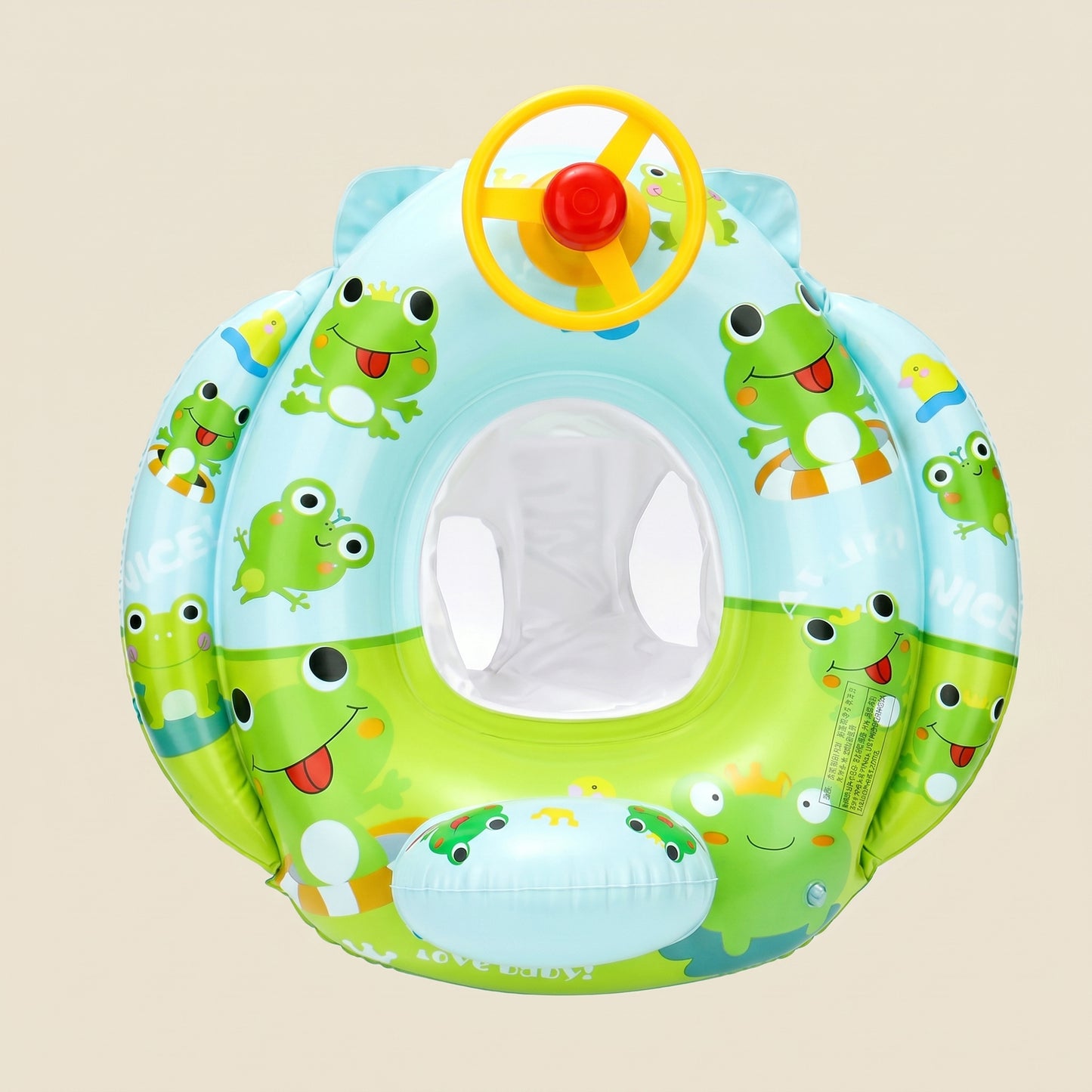 Essential Summer Pool Float with Seat - Perfect for Beach & Pool Parties - Secure Seat Pool Toy for Toddlers (1-3Y)