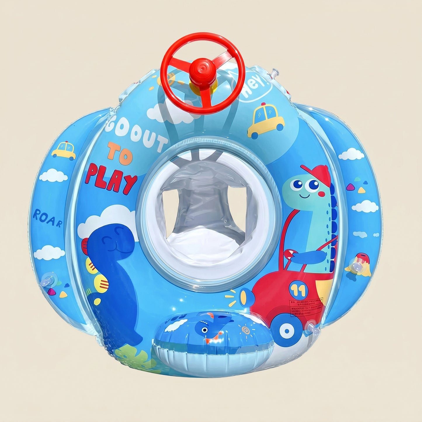 Essential Summer Pool Float with Seat - Perfect for Beach & Pool Parties - Secure Seat Pool Toy for Toddlers (1-3Y)
