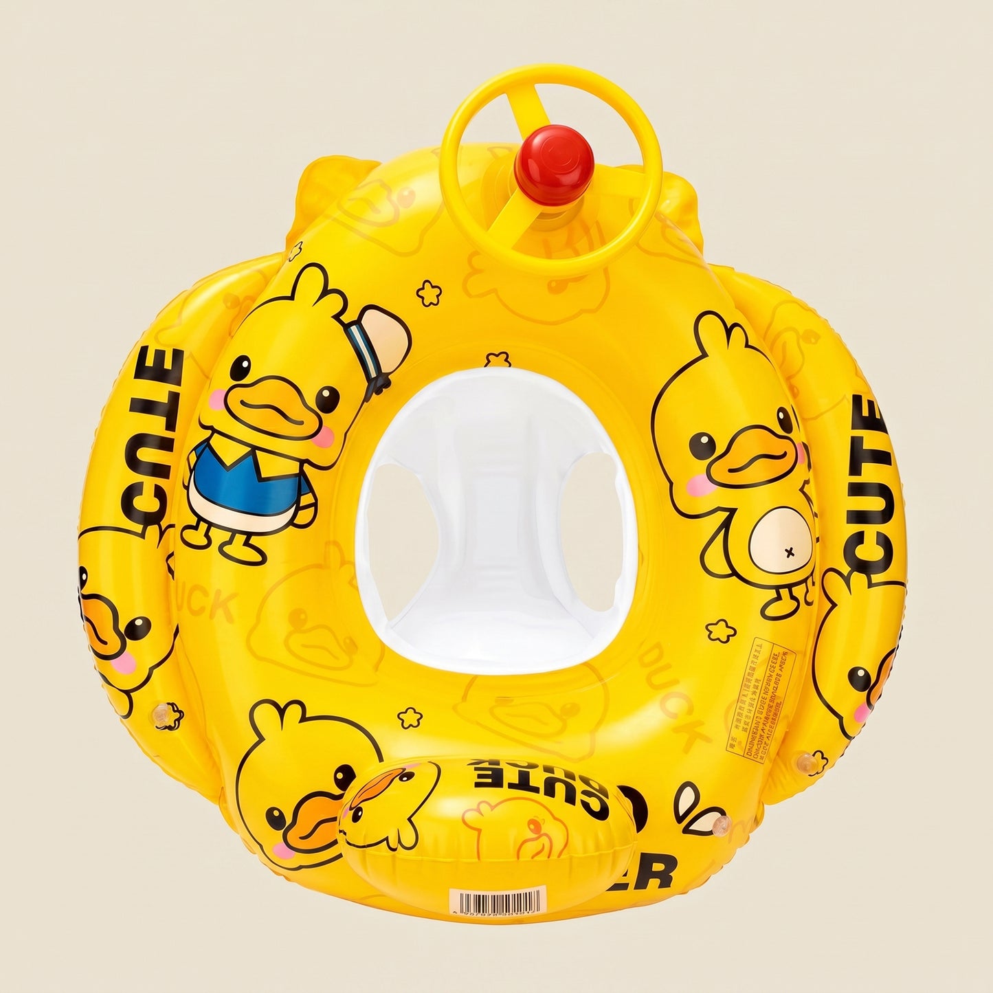Essential Summer Pool Float with Seat - Perfect for Beach & Pool Parties - Secure Seat Pool Toy for Toddlers (1-3Y)