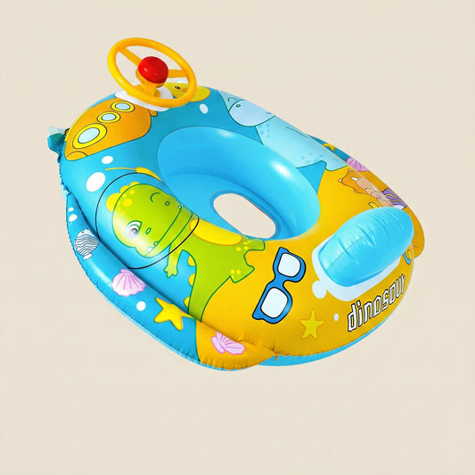 Eco-Friendly PVC Children's Swimming Ring - Durable Inflatable Water Toy for Kids