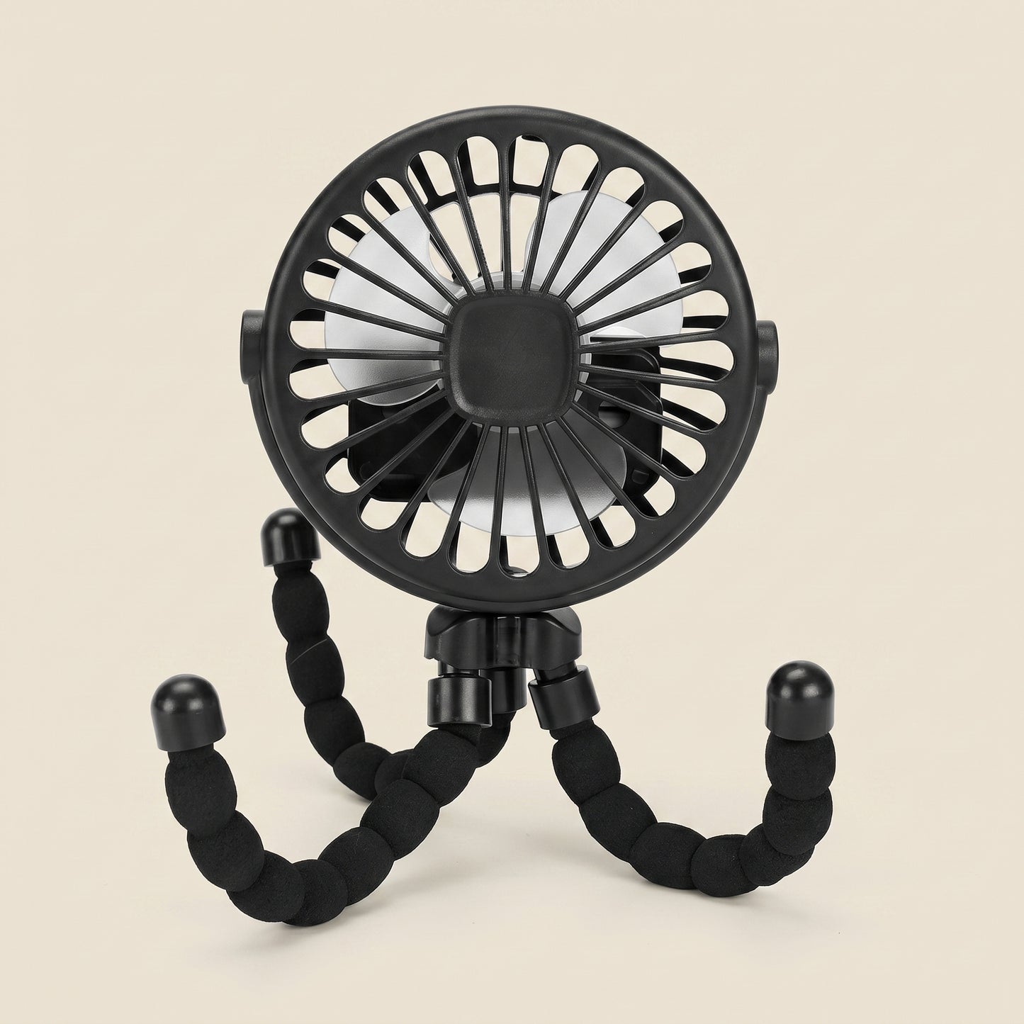 Multi-Functional Baby Stroller Fan - Bladeless Silent Portable Cooler - Rechargeable USB Folding Fan for Home & Travel