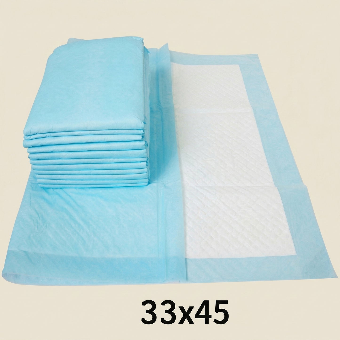 20Pcs Disposable Baby Changing Mat - Ultra-Absorbent Nursing Pad for Infants & Adults - Breathable Waterproof Bed Protector