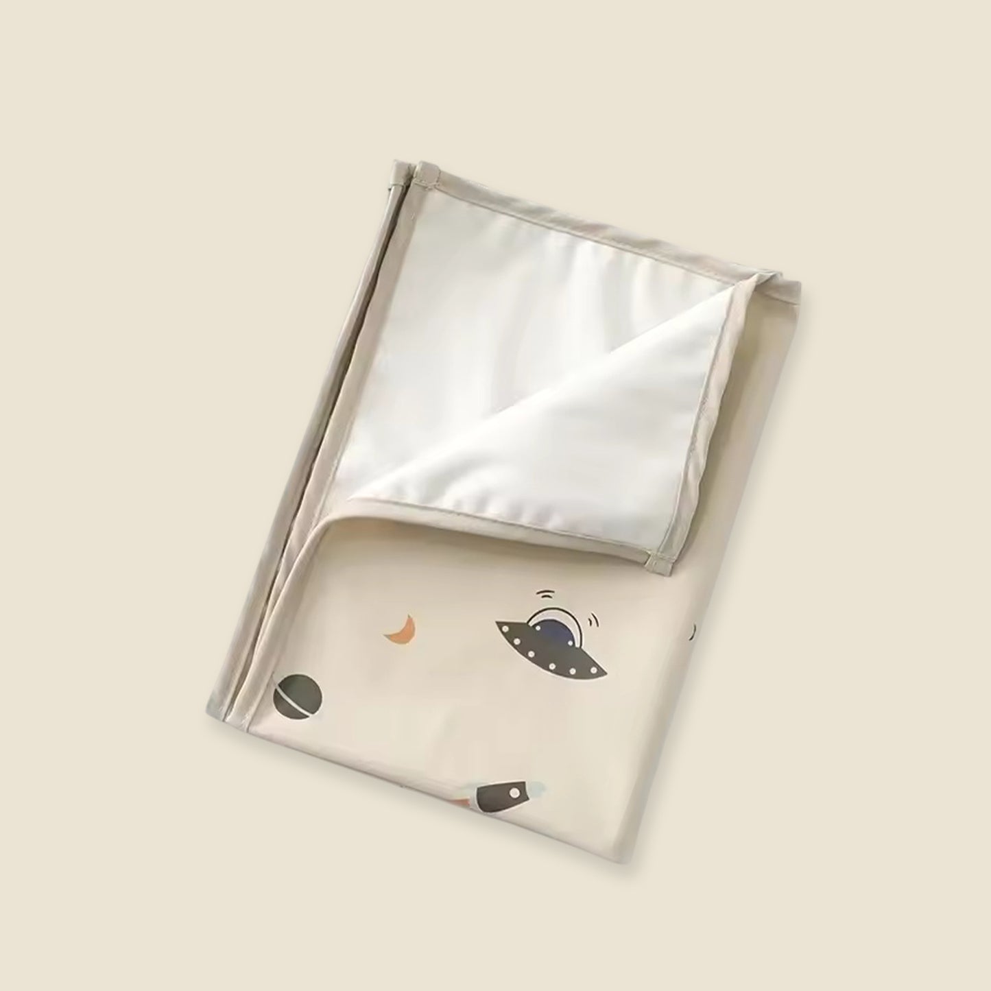 Portable Newborn Diaper Changing Sheet - Reusable Waterproof Mattress Cover - Foldable Travel Play Pad for Babies