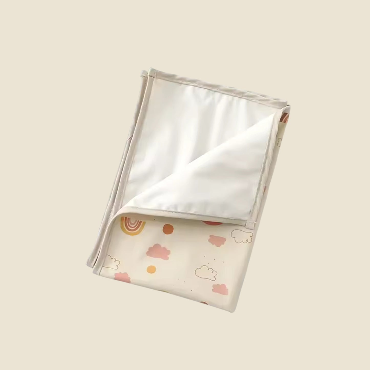 Portable Newborn Diaper Changing Sheet - Reusable Waterproof Mattress Cover - Foldable Travel Play Pad for Babies
