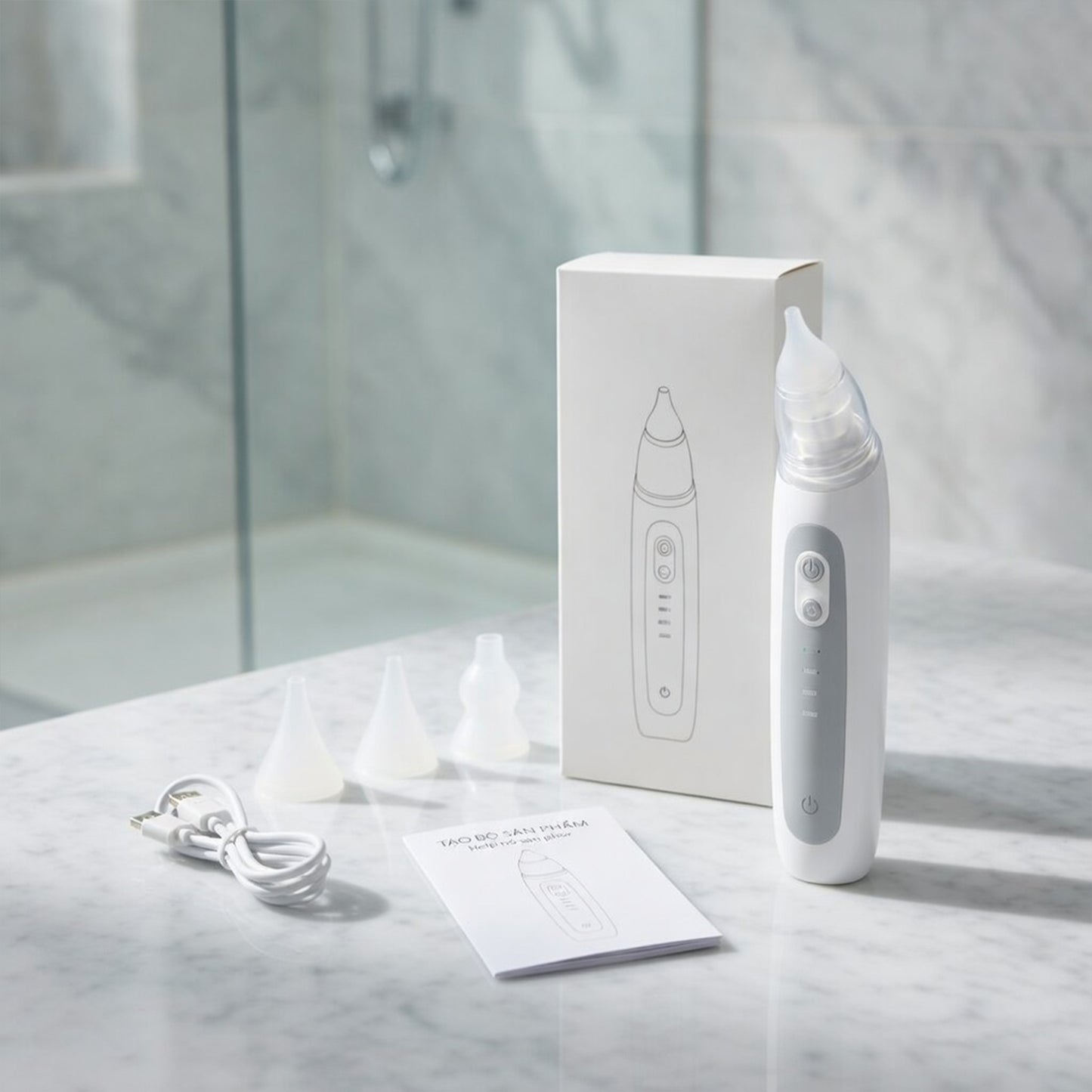 Smart Electric Baby Nasal Aspirator - New Pattern Charging Version - Gentle Suction Device to Prevent Nasal Congestion