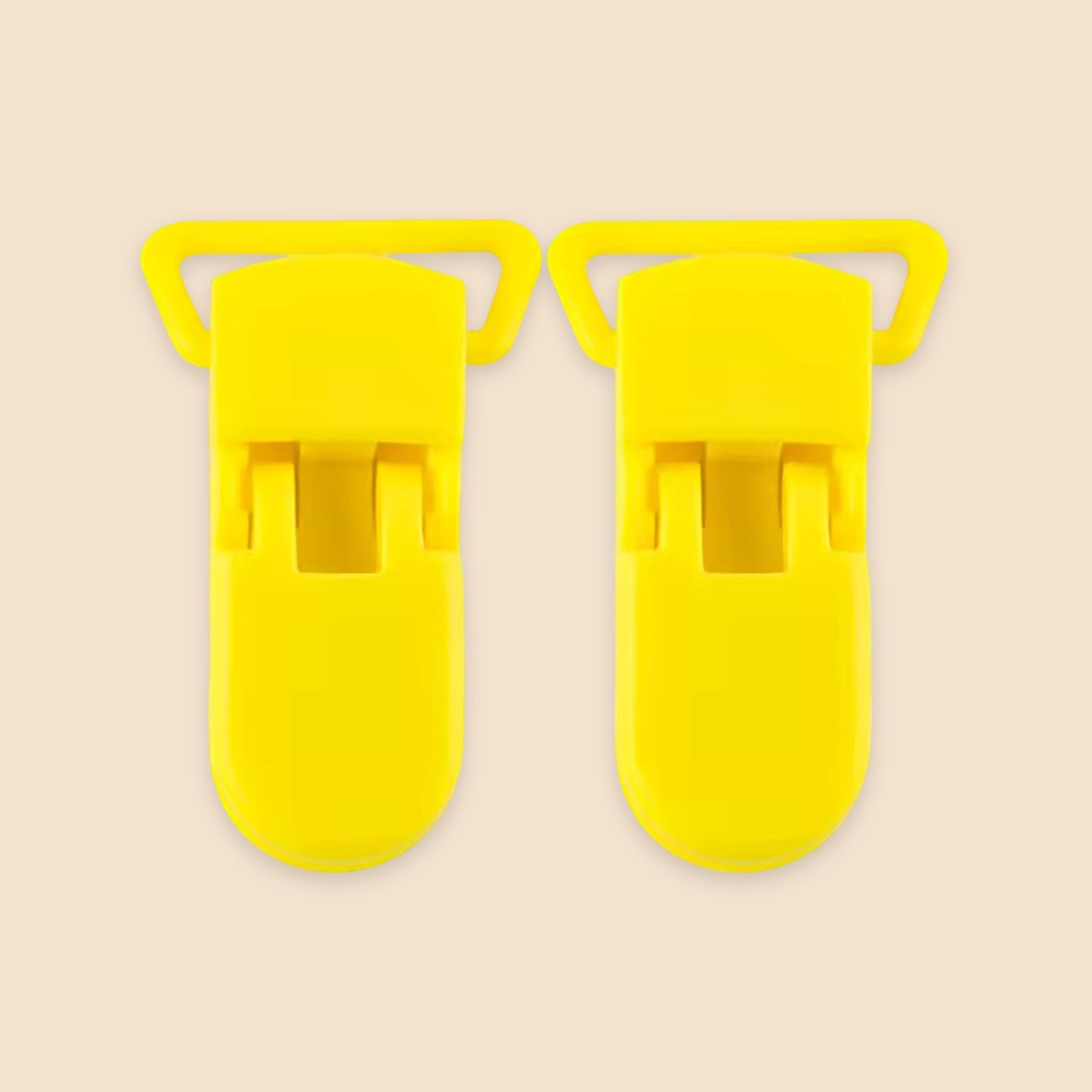 10Pcs Colorful Plastic Pacifier Clips - Durable DIY Pacifier Chain Accessories - Bulk Dummy Clamps for Jewelry Making & Crafts