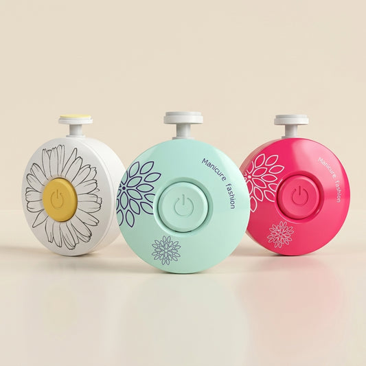 Safe Electric Baby Nail File - Multifunctional Kid Manicure Tool - Silent Nail Polisher & Clipper Set for Newborns