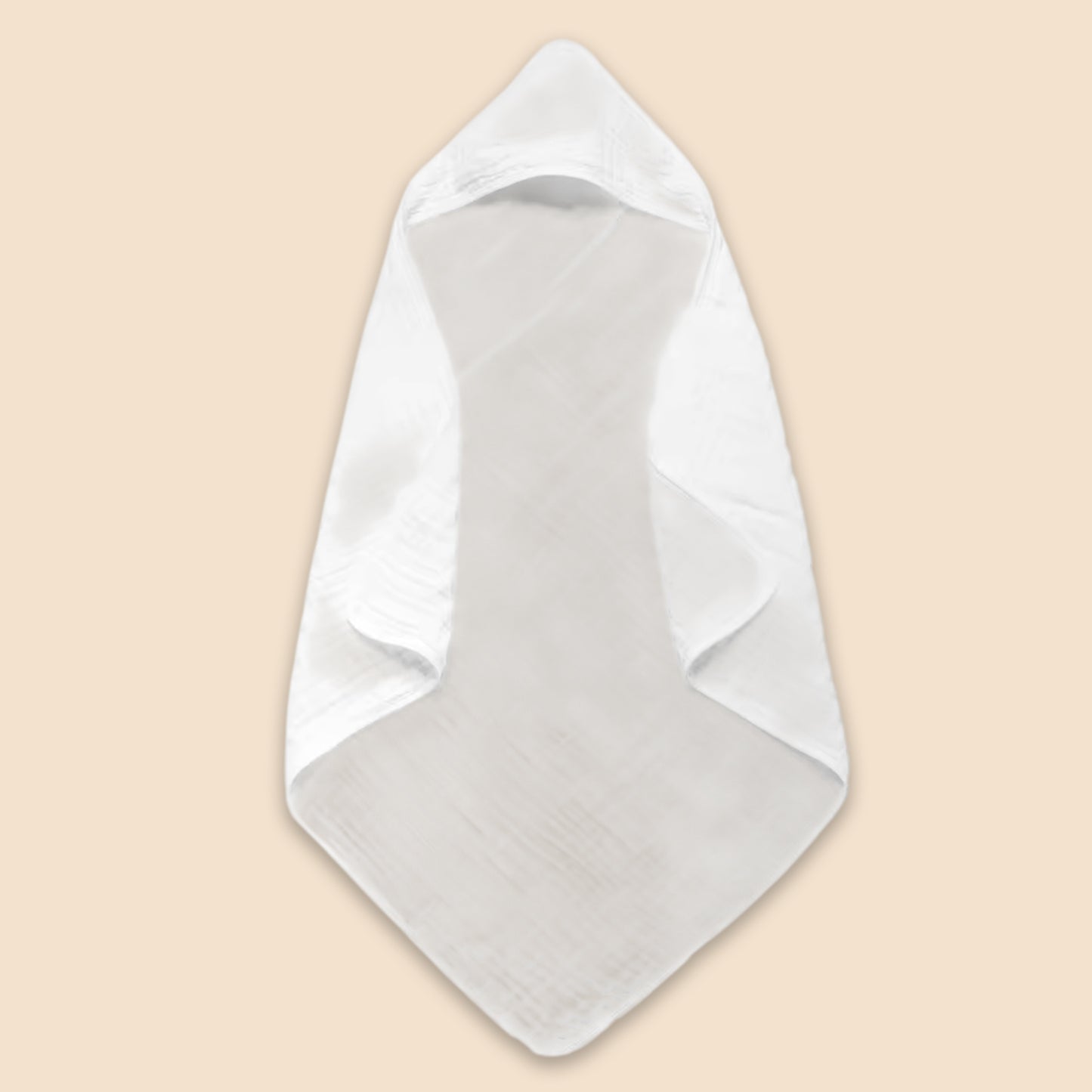 Soft Muslin Hooded Towel - 100% Pure Cotton Breathable Bathrobe - Absorbent Towel for Babies
