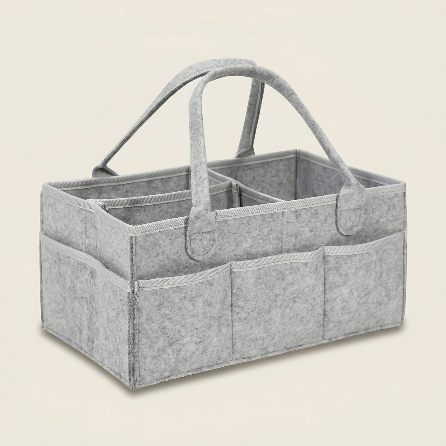 Portable Stroller Hanging Bag - Foldable Diaper Organizer - Thicken Mommy Tote Storage Basket for Baby Gear