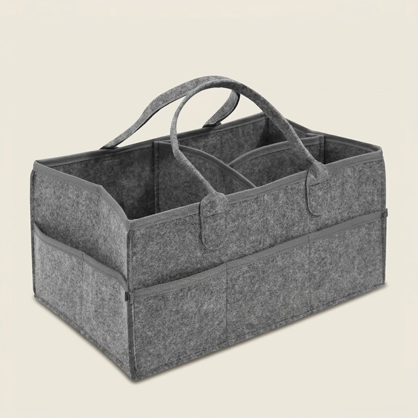 Portable Stroller Hanging Bag - Foldable Diaper Organizer - Thicken Mommy Tote Storage Basket for Baby Gear
