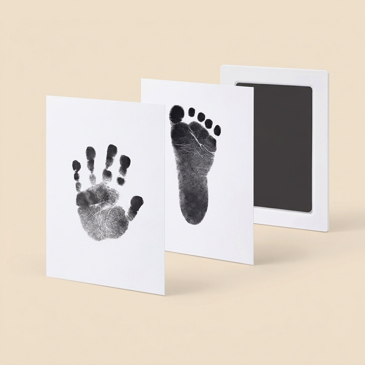 Clean-Touch Baby Hand and Footprint Kit - Safe Mess-Free Inkless Stamp Pad - Memorable DIY Newborn Souvenir & Baby Shower Gift