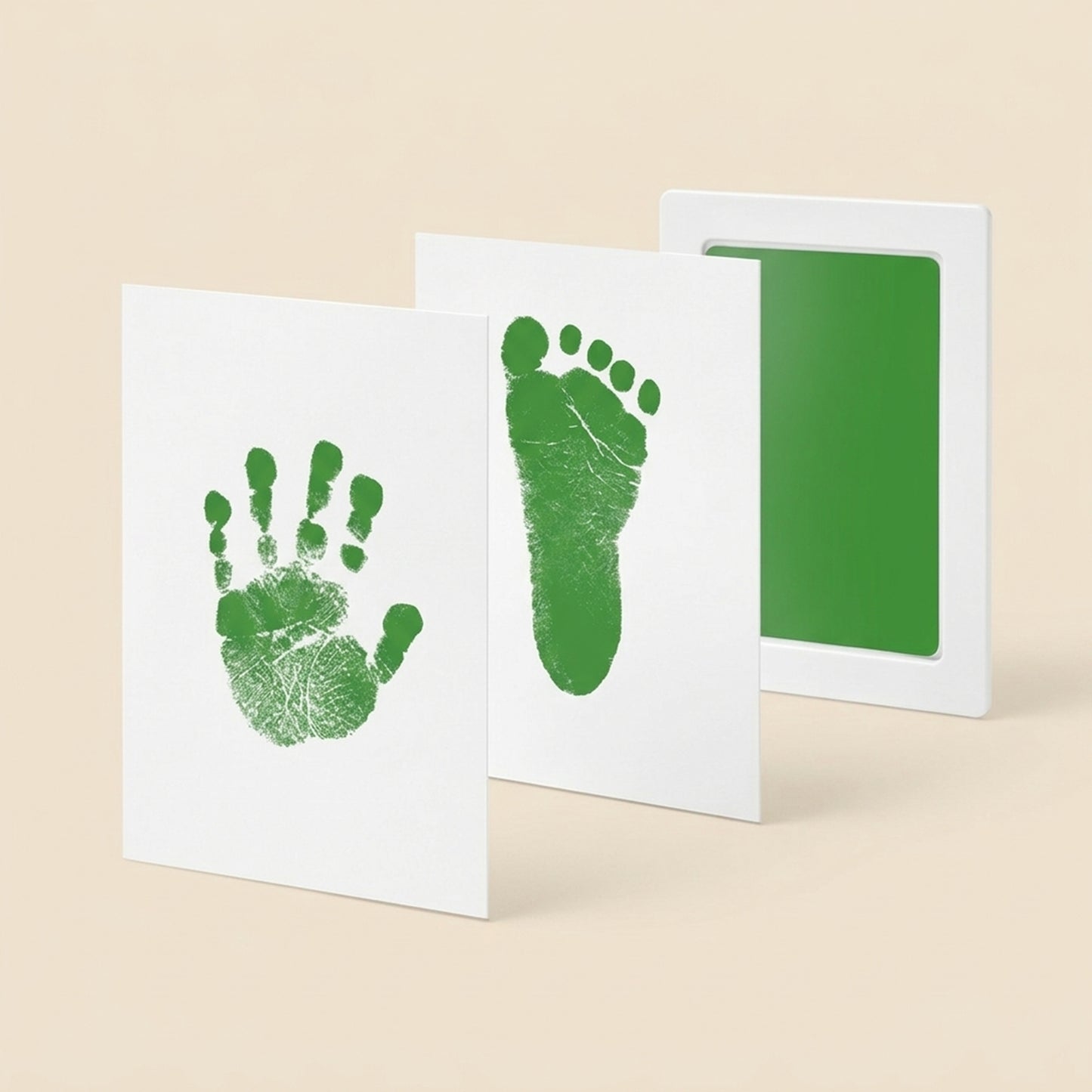 Clean-Touch Baby Hand and Footprint Kit - Safe Mess-Free Inkless Stamp Pad - Memorable DIY Newborn Souvenir & Baby Shower Gift