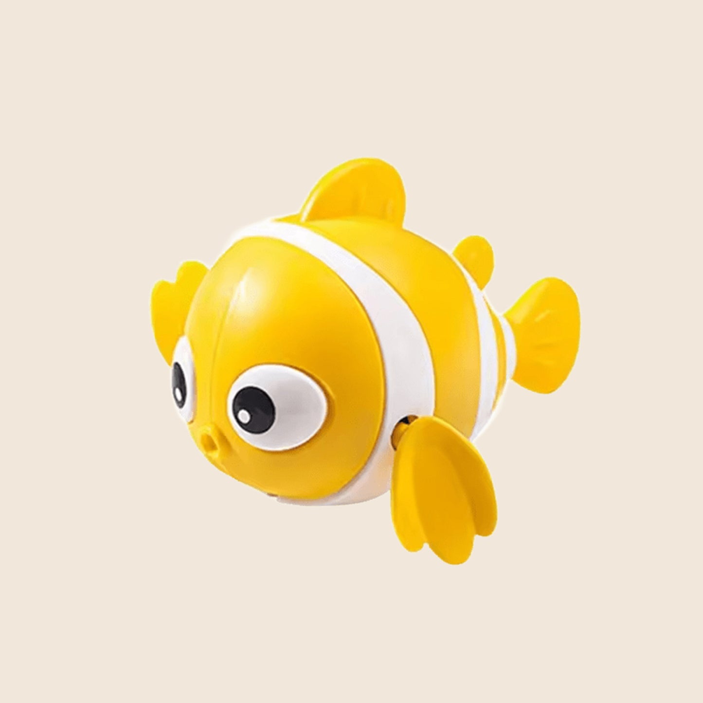 Cute Swimming Clown Fish Bath Toy - Wind-Up Floating Bathtub Toy - Fun Water Play for Babies