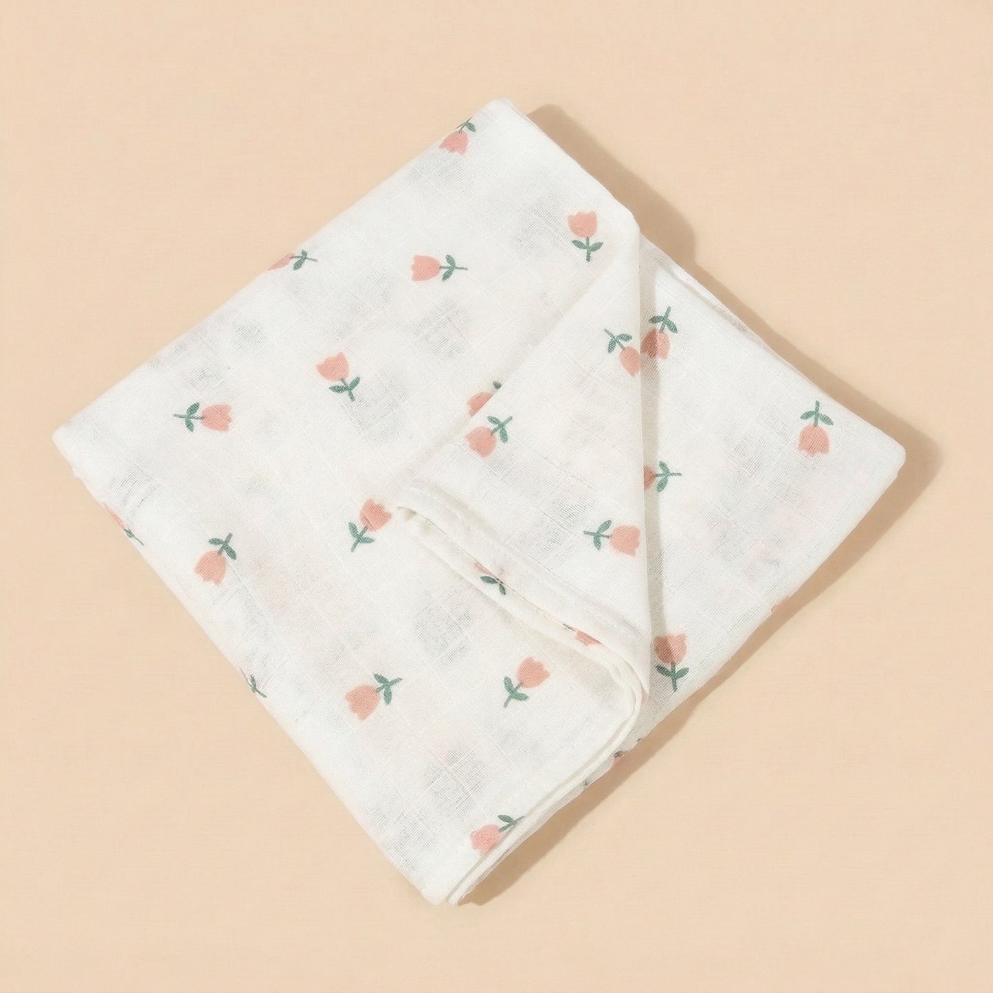 Breathable Muslin Receiving Blanket - Soft Pure Cotton Swaddle - Versatile Infant Bedding & Bath Towel Set