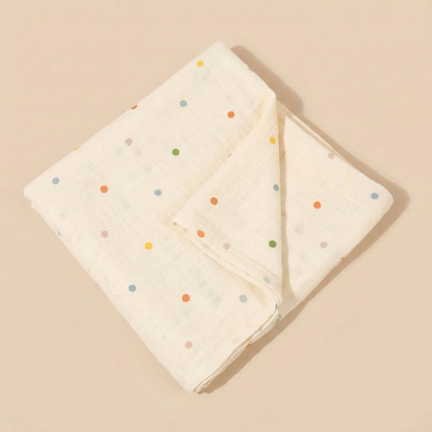 Breathable Muslin Receiving Blanket - Soft Pure Cotton Swaddle - Versatile Infant Bedding & Bath Towel Set