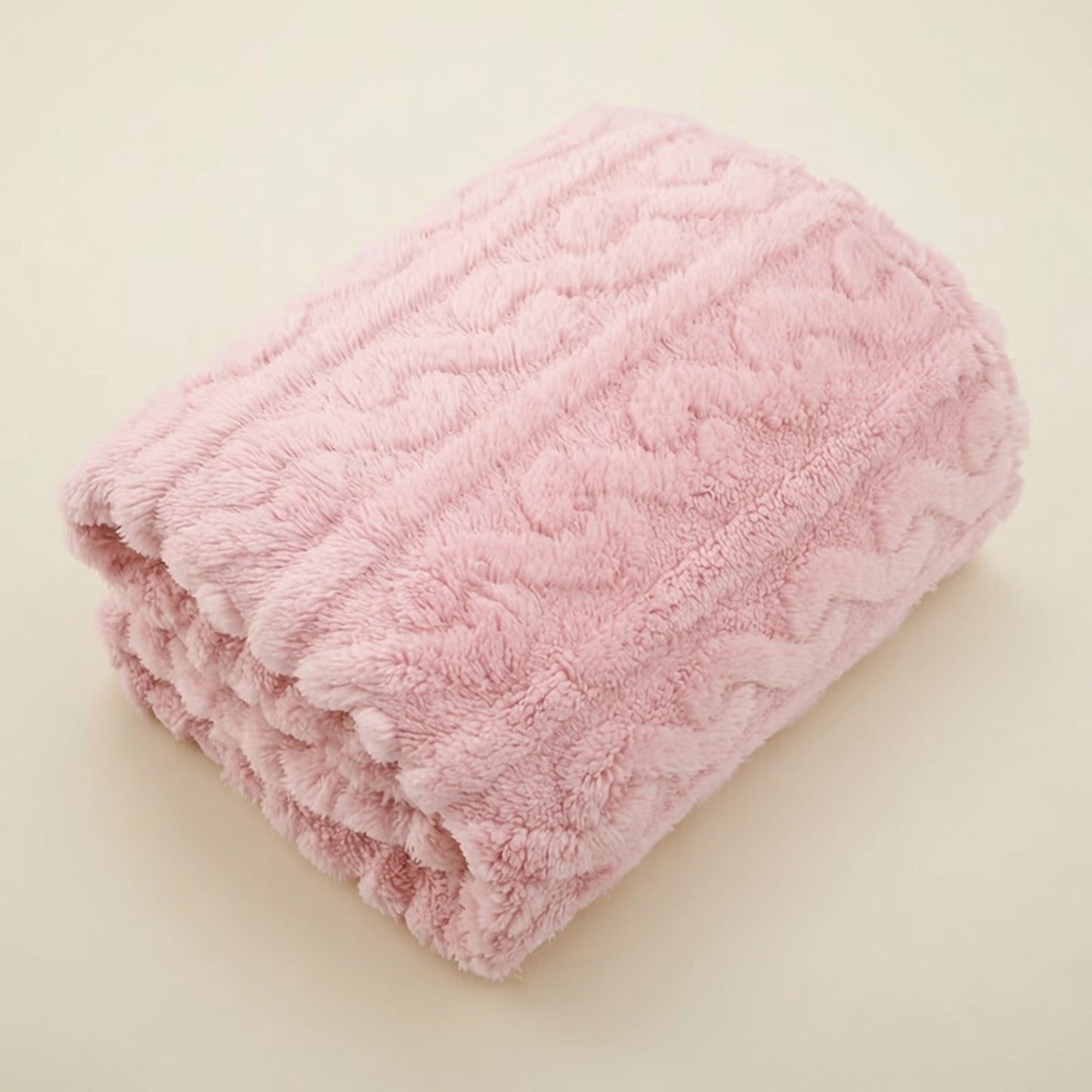 Striped Coral Fleece Baby Blanket - All-Season Flannel Nap Quilt - Breathable Bedding for Infants & Toddlers