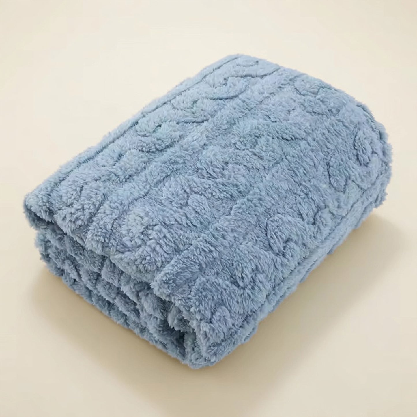 Striped Coral Fleece Baby Blanket - All-Season Flannel Nap Quilt - Breathable Bedding for Infants & Toddlers