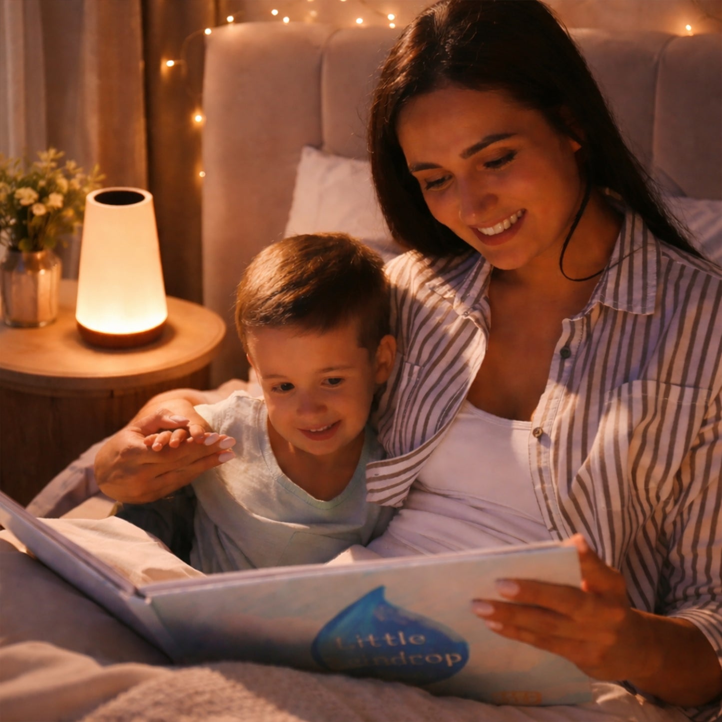 Baby Nursery Night Light - 13 RGB Color Changing Lamp - Touch & Remote Control - Portable USB Rechargeable Dimmable Bedside Lamp