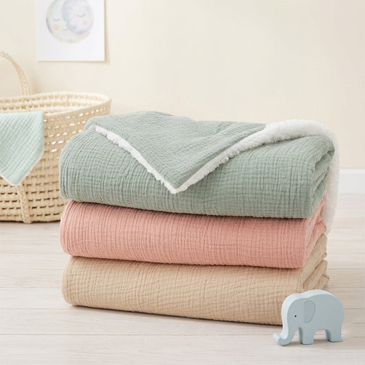 Personalized Baby Blanket - Custom Embroidered Name - Soft Newborn Stroller Swaddle & Birth Gift