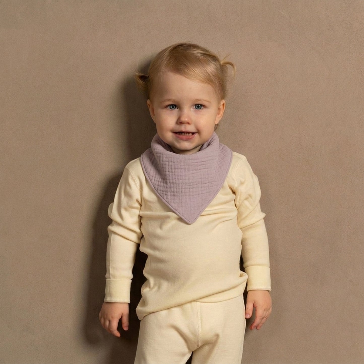 3/4/5-Piece Baby Cotton Bib Set - Solid Color Triangle Bandana - Soft Absorbent Saliva Towel & Burp Cloth Gift for Newborns