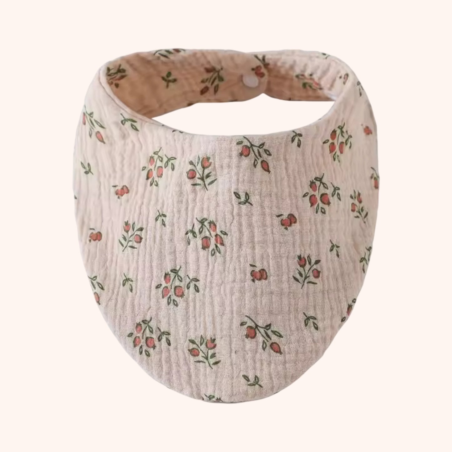 Soft Cotton Baby Bandana Bib - Solid Color Feeding Saliva Towel - Multi-functional Burp Cloth & Scarf for Boys & Girls