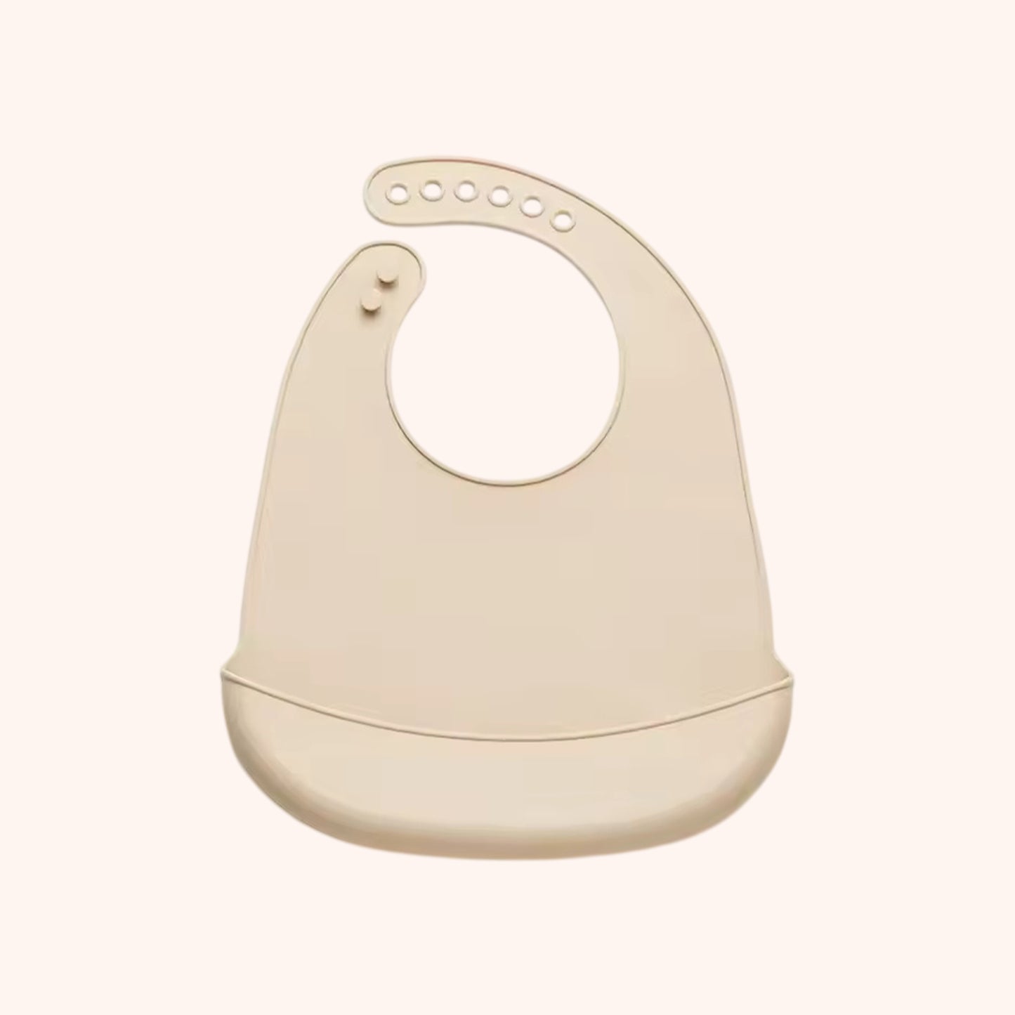Waterproof Silicone Baby Bib - Soft Food-Grade Feeding Apron - Adjustable & Easy-Clean Saliva Bib for Kids
