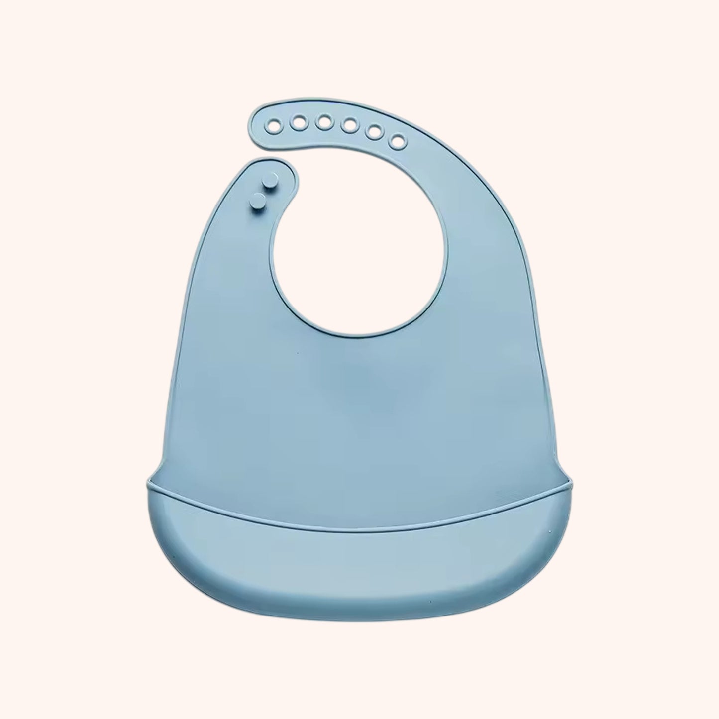 Waterproof Silicone Baby Bib - Soft Food-Grade Feeding Apron - Adjustable & Easy-Clean Saliva Bib for Kids