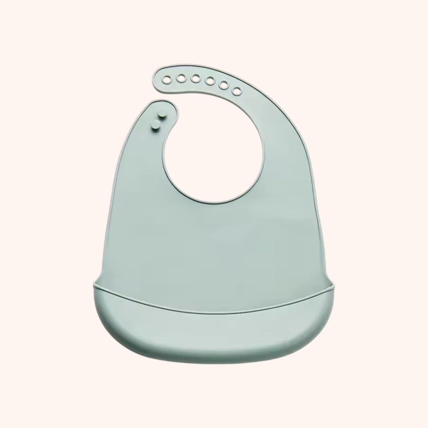 Waterproof Silicone Baby Bib - Soft Food-Grade Feeding Apron - Adjustable & Easy-Clean Saliva Bib for Kids