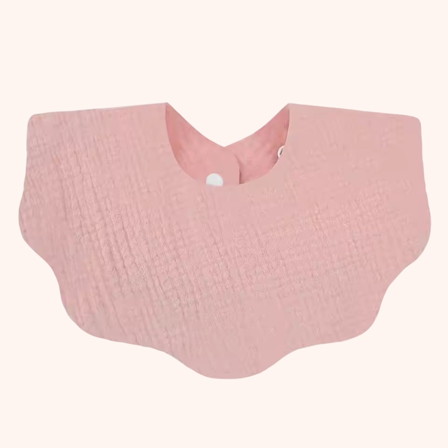 Premium Soft Cotton Baby Bib - Solid Color Bandana Scarf - Absorbent Saliva Towel & Burp Cloth for Newborns & Toddlers