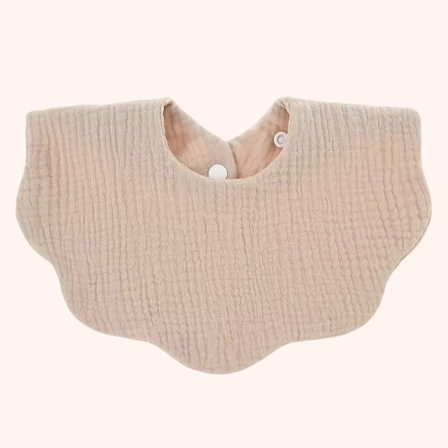 Premium Soft Cotton Baby Bib - Solid Color Bandana Scarf - Absorbent Saliva Towel & Burp Cloth for Newborns & Toddlers