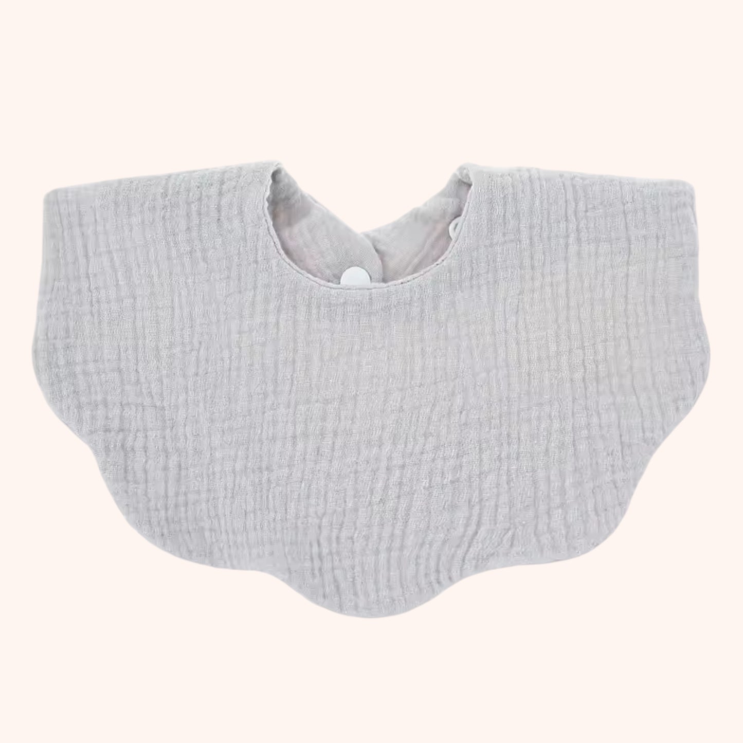 Premium Soft Cotton Baby Bib - Solid Color Bandana Scarf - Absorbent Saliva Towel & Burp Cloth for Newborns & Toddlers