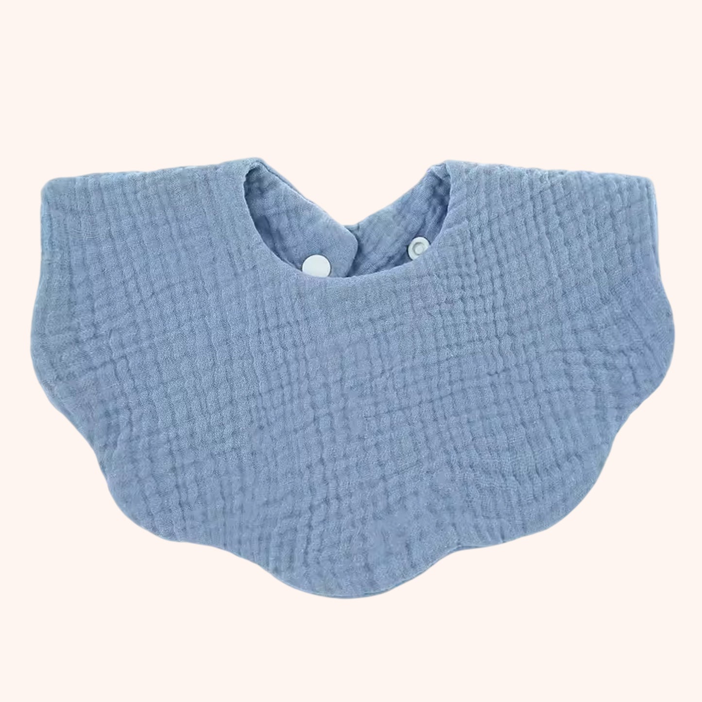 Premium Soft Cotton Baby Bib - Solid Color Bandana Scarf - Absorbent Saliva Towel & Burp Cloth for Newborns & Toddlers