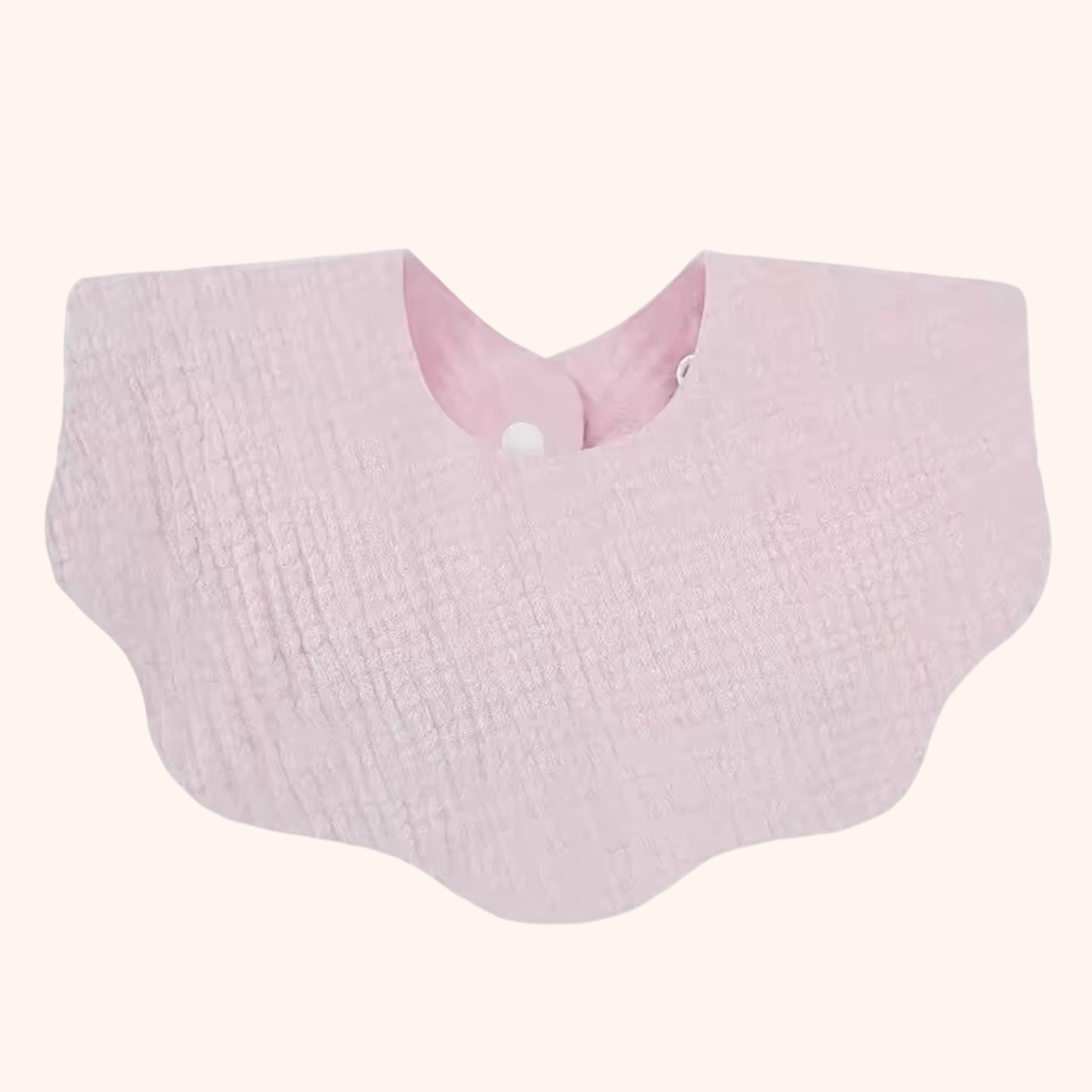 Premium Soft Cotton Baby Bib - Solid Color Bandana Scarf - Absorbent Saliva Towel & Burp Cloth for Newborns & Toddlers