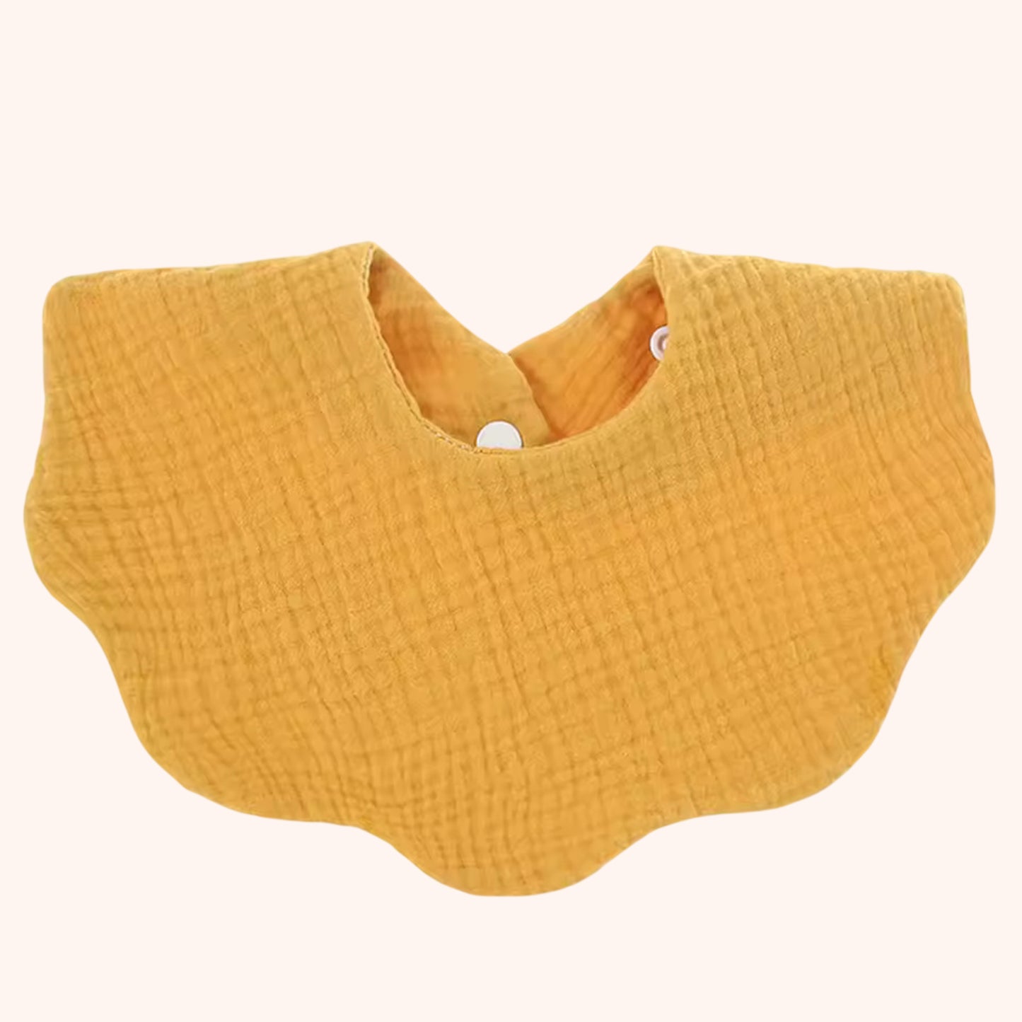 Premium Soft Cotton Baby Bib - Solid Color Bandana Scarf - Absorbent Saliva Towel & Burp Cloth for Newborns & Toddlers