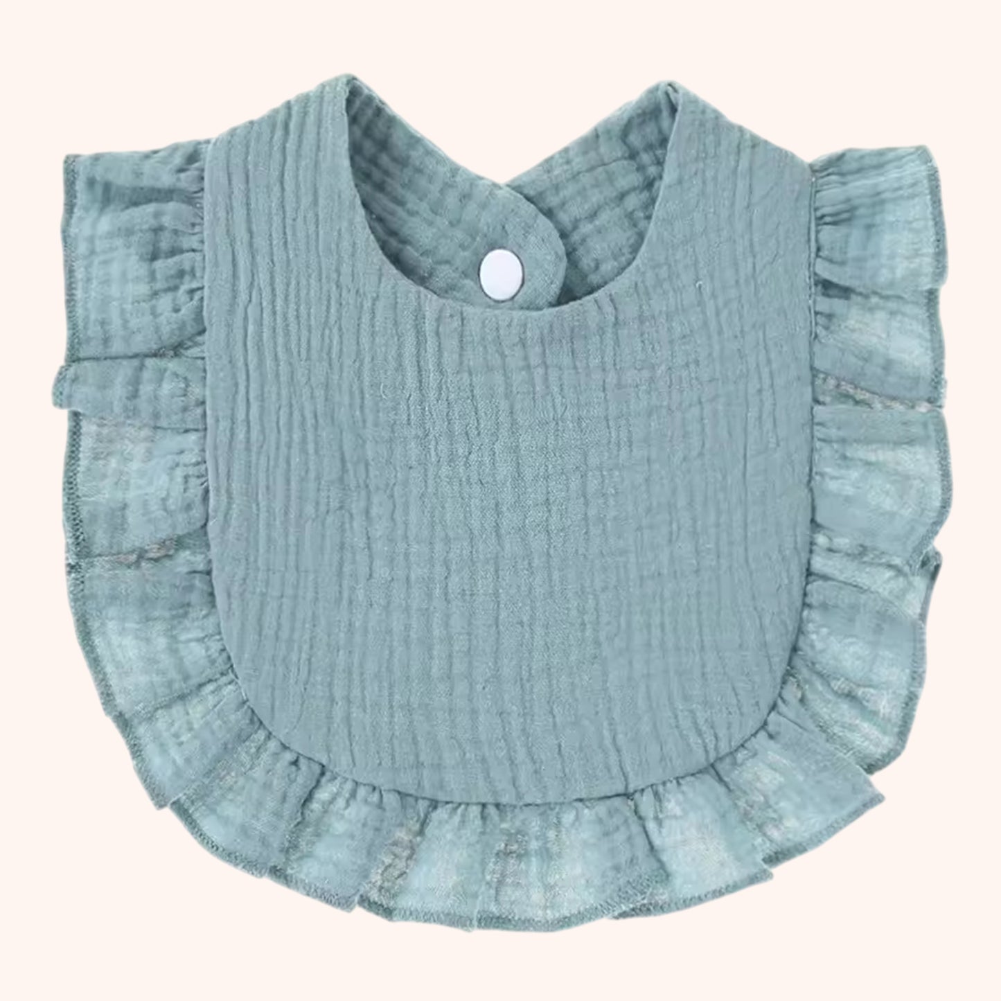 Premium Soft Cotton Baby Bib - Solid Color Bandana Scarf - Absorbent Saliva Towel & Burp Cloth for Newborns & Toddlers
