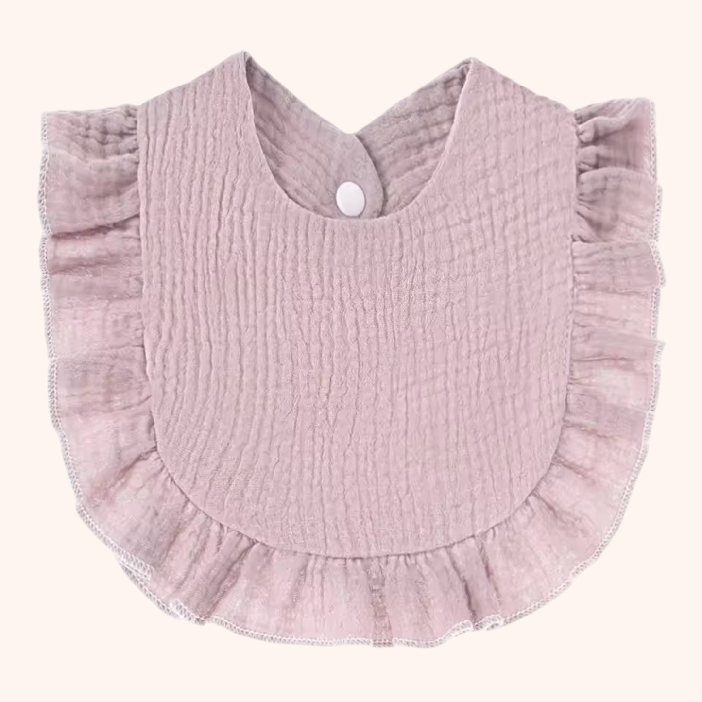Premium Soft Cotton Baby Bib - Solid Color Bandana Scarf - Absorbent Saliva Towel & Burp Cloth for Newborns & Toddlers