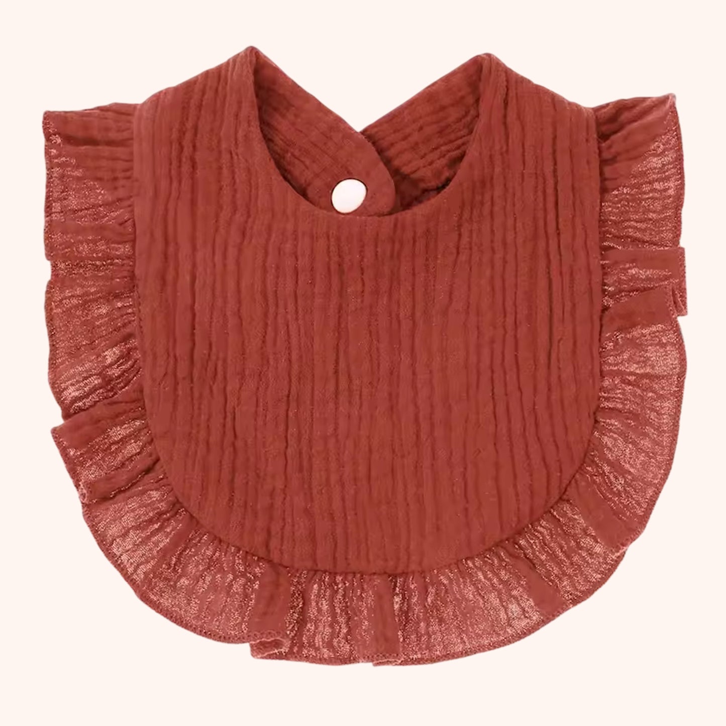 Premium Soft Cotton Baby Bib - Solid Color Bandana Scarf - Absorbent Saliva Towel & Burp Cloth for Newborns & Toddlers