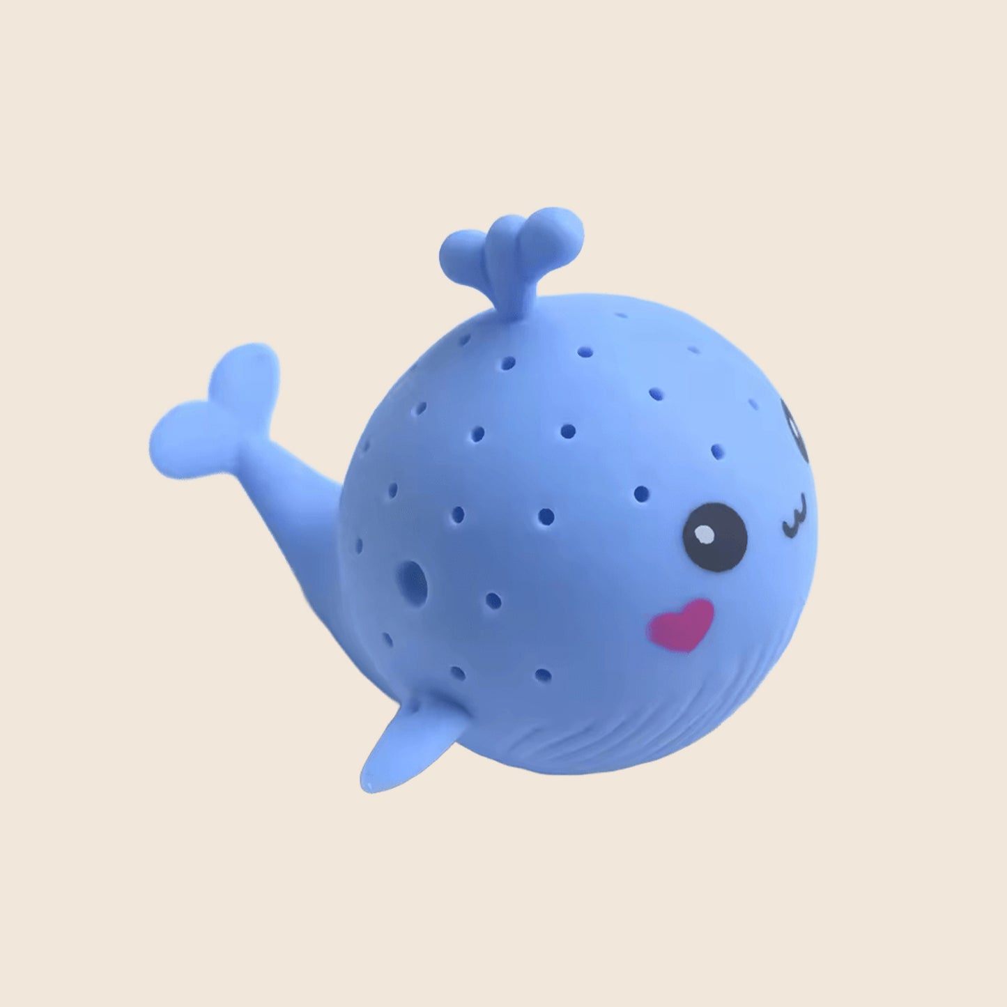 Soft Sponge Whale Bath Toy - Squishy Water Play Accessory - Fun Summer Swimming & Squeezing Toy for Toddlers & Kids