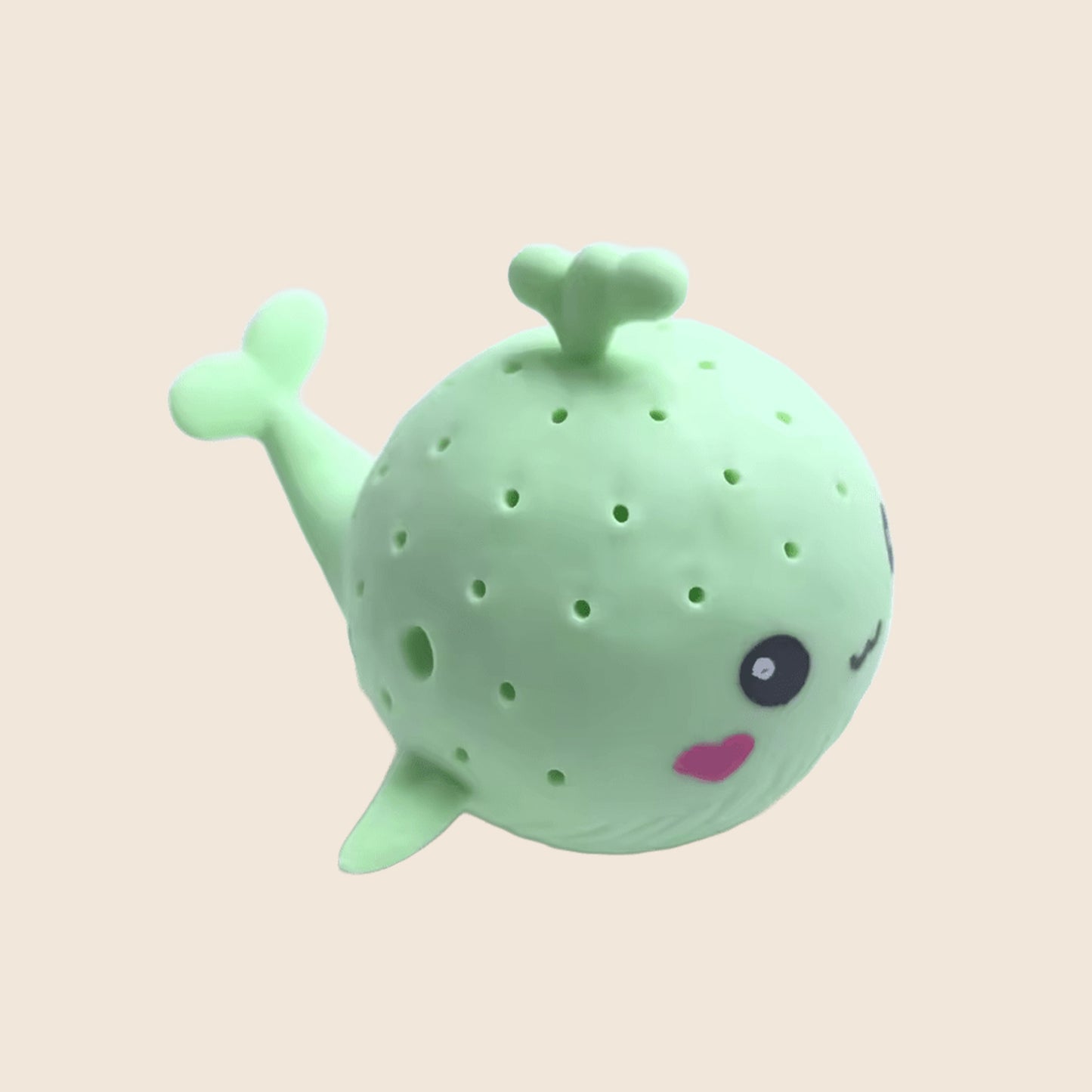 Soft Sponge Whale Bath Toy - Squishy Water Play Accessory - Fun Summer Swimming & Squeezing Toy for Toddlers & Kids