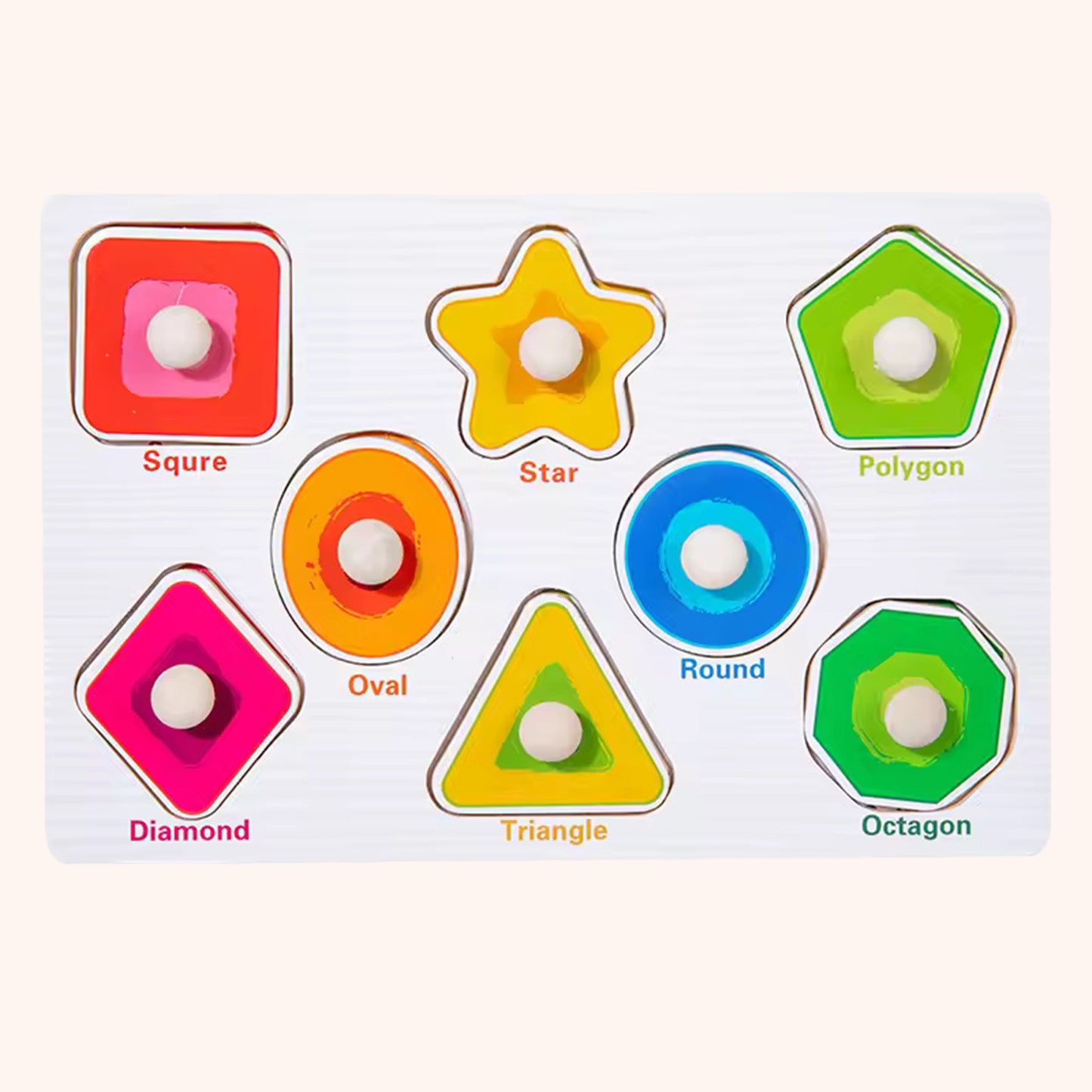 Baby Wooden Puzzles - Alphabet & Number Cognition Learning Board - Early Educational Hand Grab Toys for Toddlers 1-3 Years