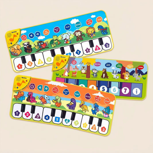 Musical Piano Mat for Toddlers - Floor Dance Carpet - Early Educational Music & Movement Toy Gift