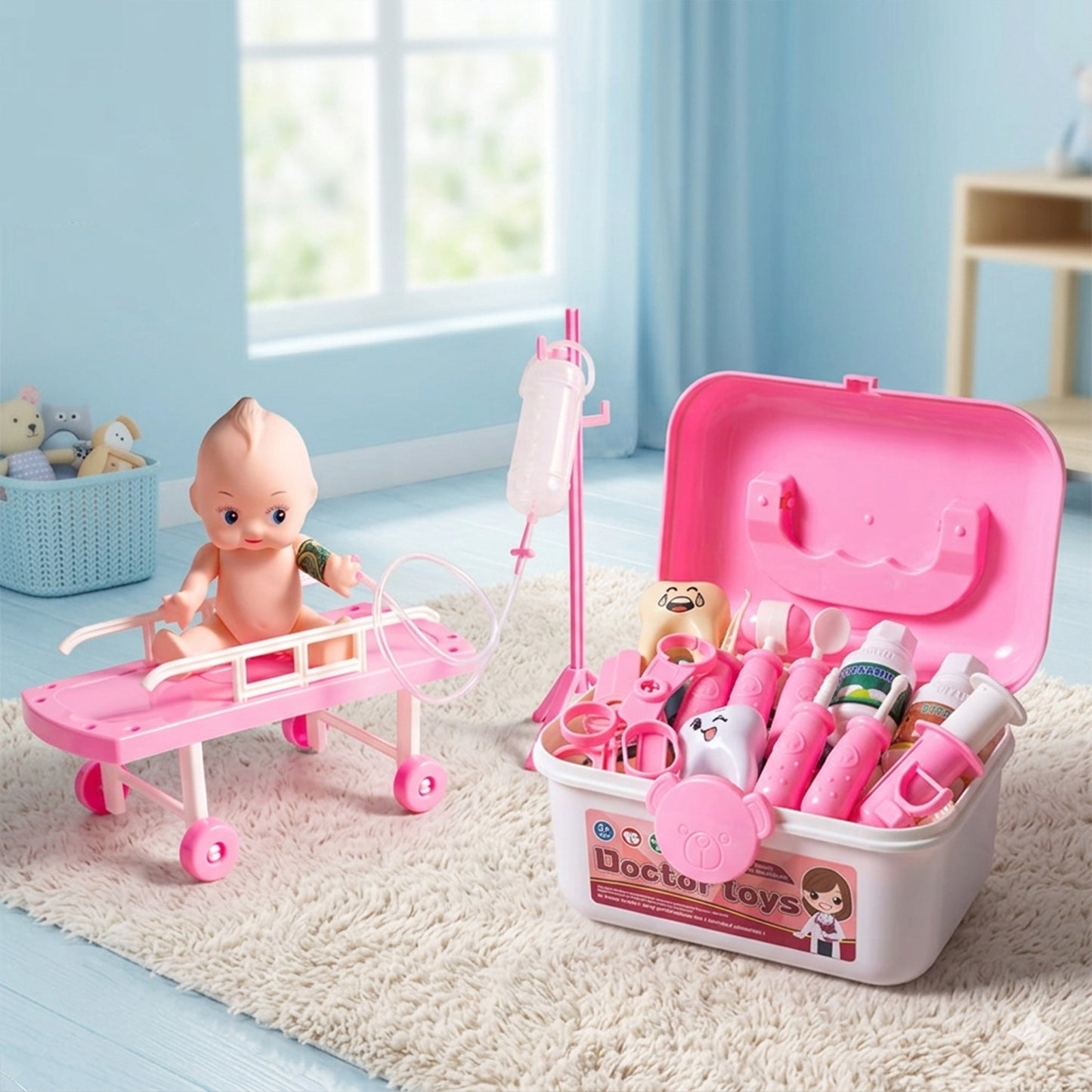 Little Doctor Medical Kit - Professional Simulation Nurse & Medical Accessories - Educational Role Play Toy for Boys & Girls