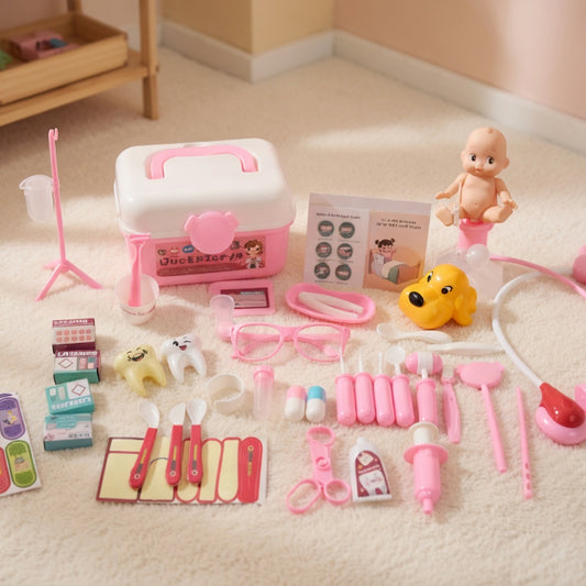 Little Doctor Medical Kit - Professional Simulation Nurse & Medical Accessories - Educational Role Play Toy for Boys & Girls