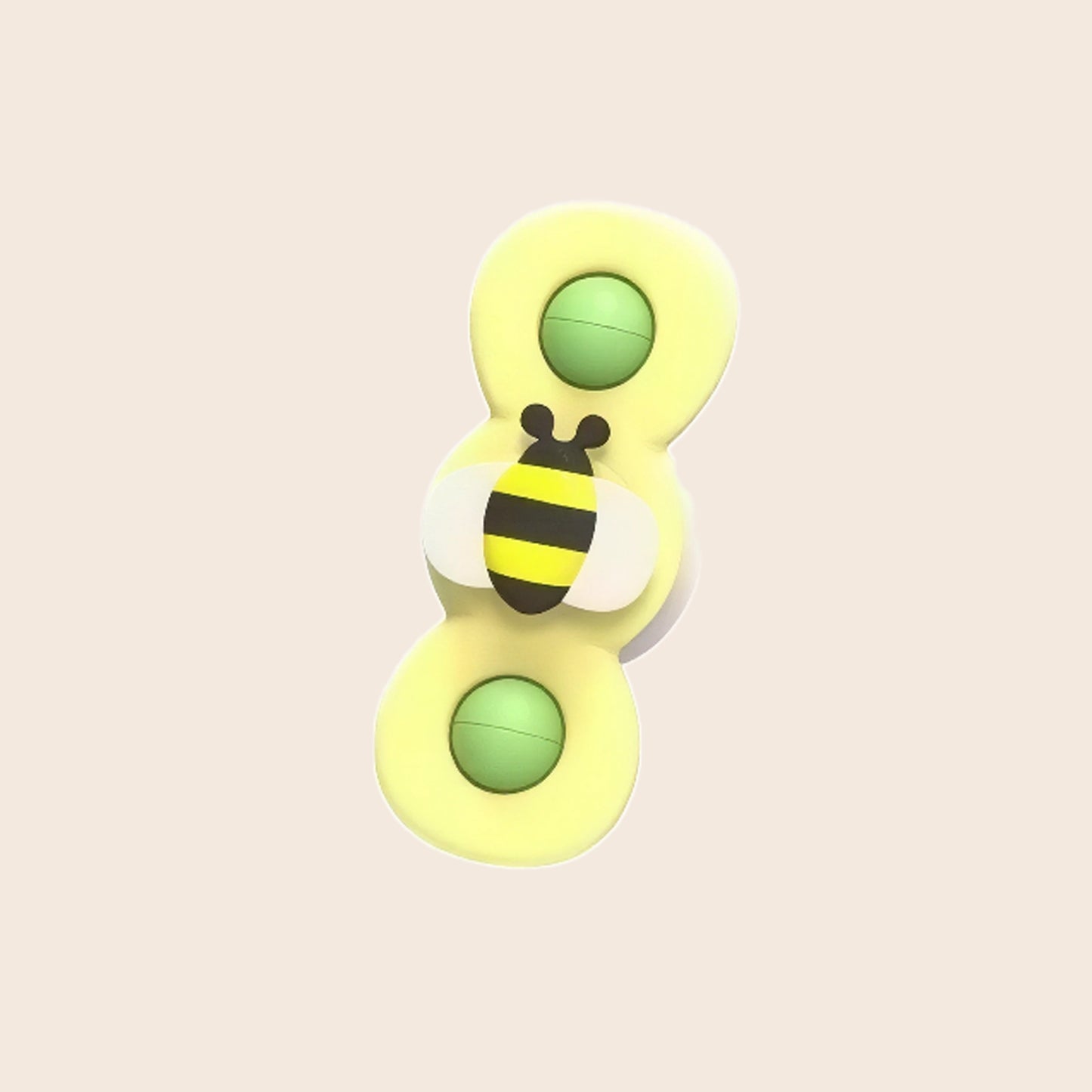 3-Piece Baby Suction Cup Spinners - Funny Bath & Highchair Sensory Toys - Interactive Rattle Shaker Set for Babies