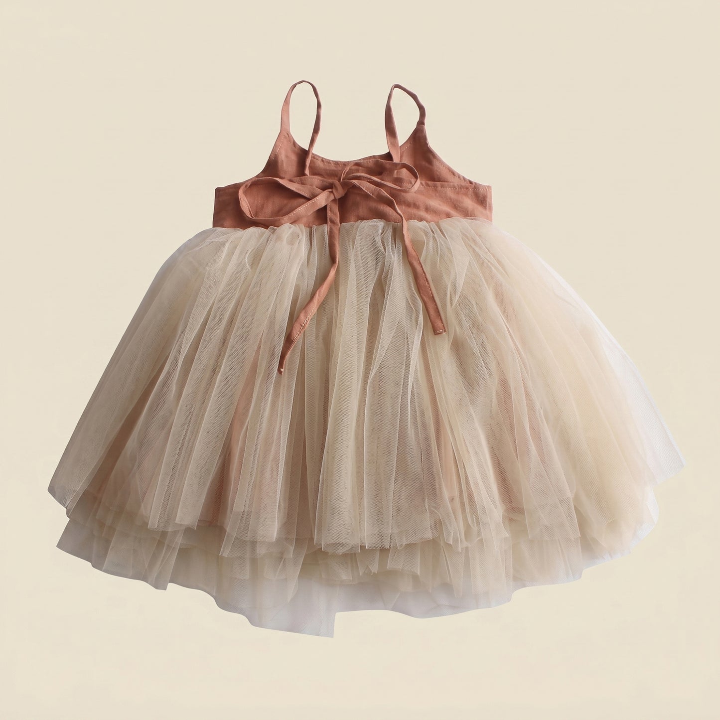 Baby Girl Little Love Birthday Dress - Summer Flying Sleeves Princess Gown with Bow - Korean Style 0-3Y
