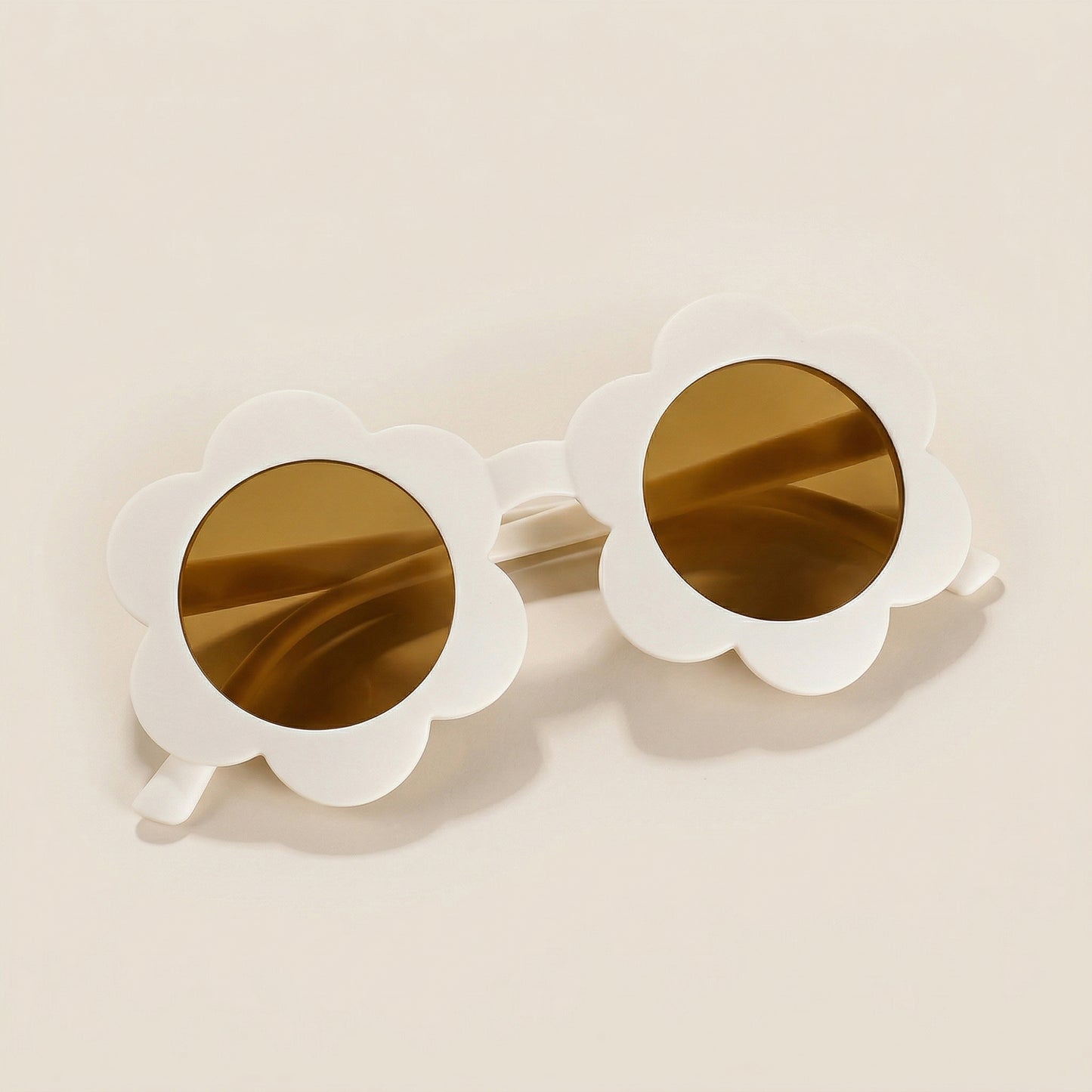 Flower Shape Baby Sunglasses - UV400 Protective Round Sun Glasses - Cute Outdoor Eyewear for Toddlers & Kids