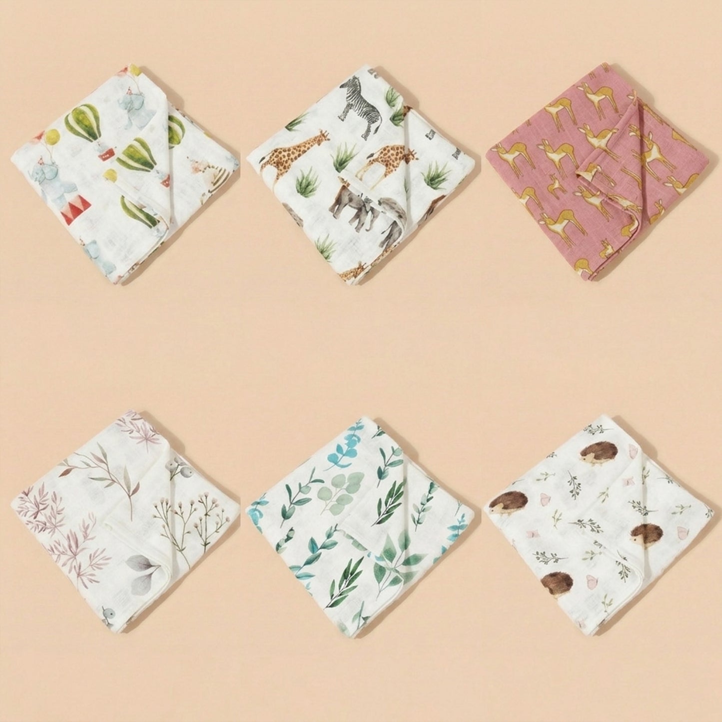 Muslin Cotton Baby Towel - Multi-use Newborn Swaddle & Bath Scarf - Soft Feeding Face Washcloth