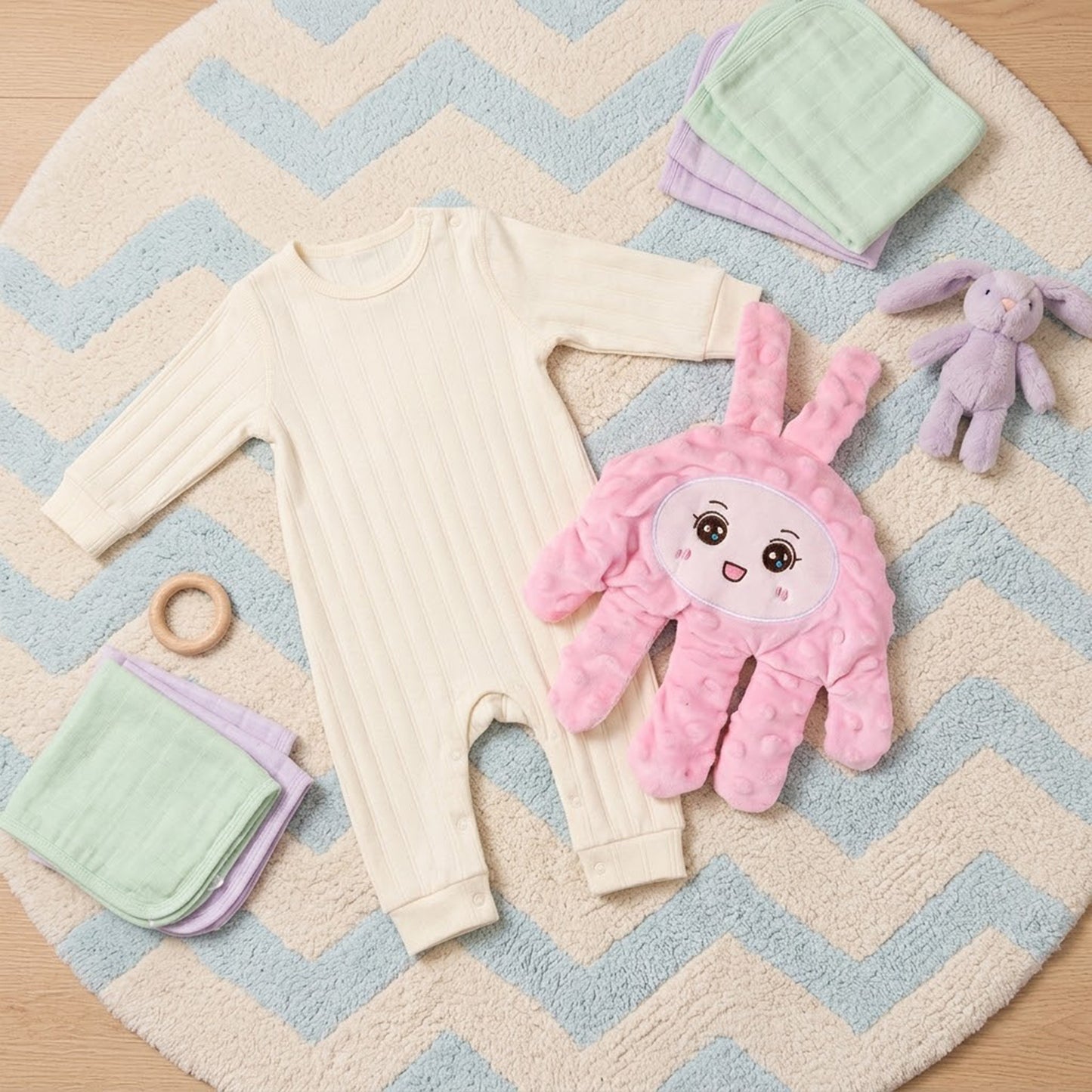 Newborn Calming Sleep Palm Pillow - Smart Remote Control Baby Sleep Aid - Column Shape PP Cotton Soothing Hand Pillow