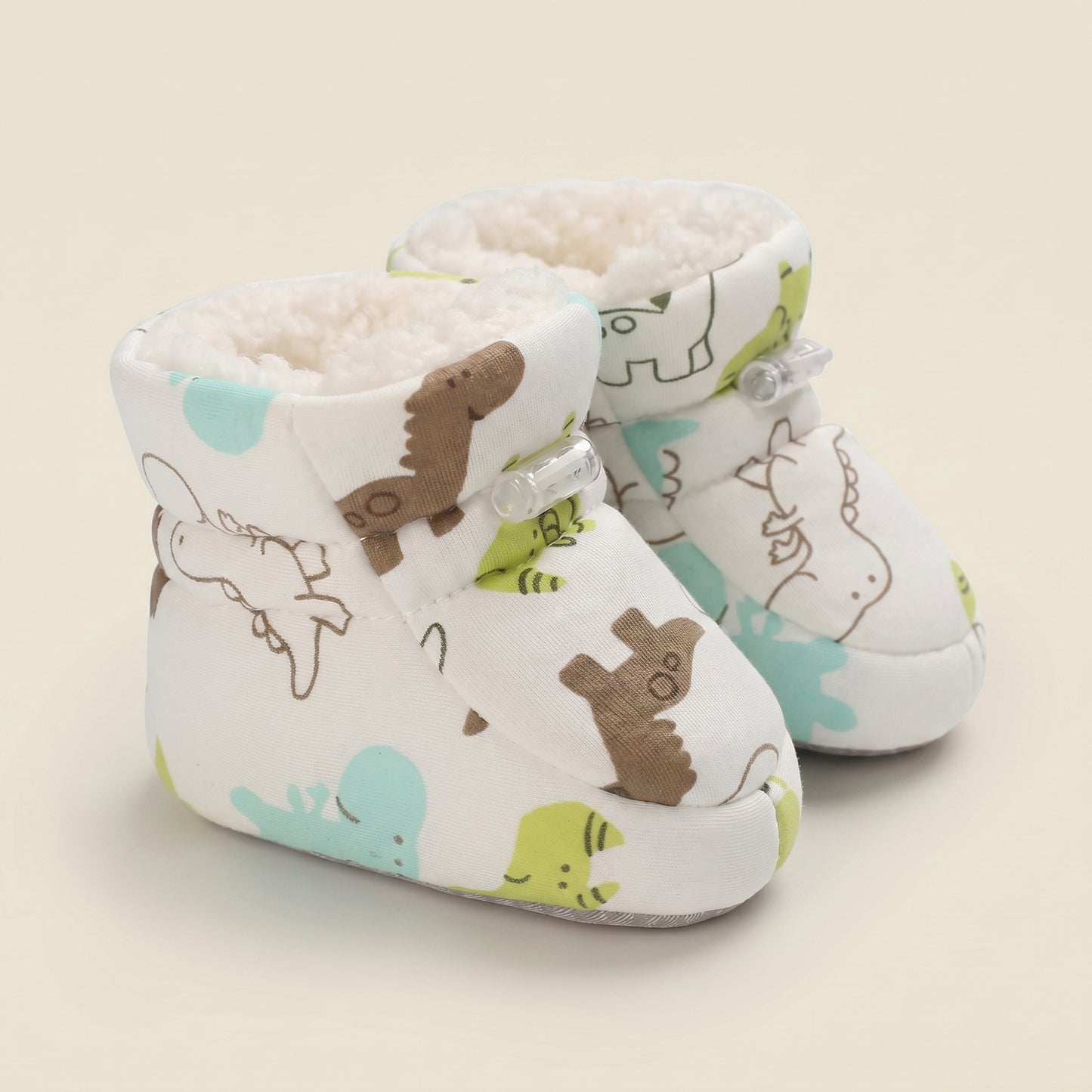 Cute Infant Walking Booties – Thickened Winter Warm Shoes for Baby Boys & Girls - Non-Slip Soft Sole First Walkers (0-18M)